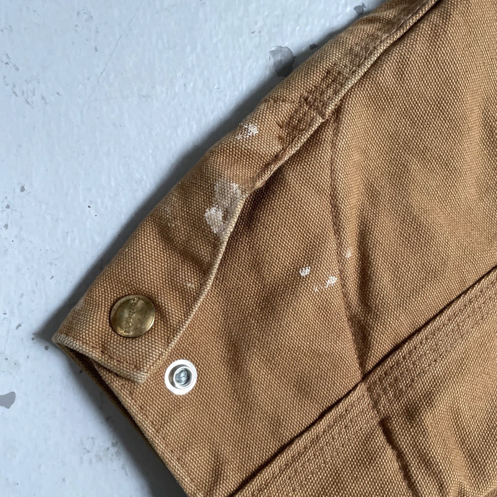 Carhartt VINTAGE Carhartt J01 BRN J97 Style Lined Detroit Canvas Work Jacket Unisex Adults 44 Tall Brown 90s Heritage Workwear J97 US Made Size US S / EU 44-46 / 1 - 2 Thumbnail