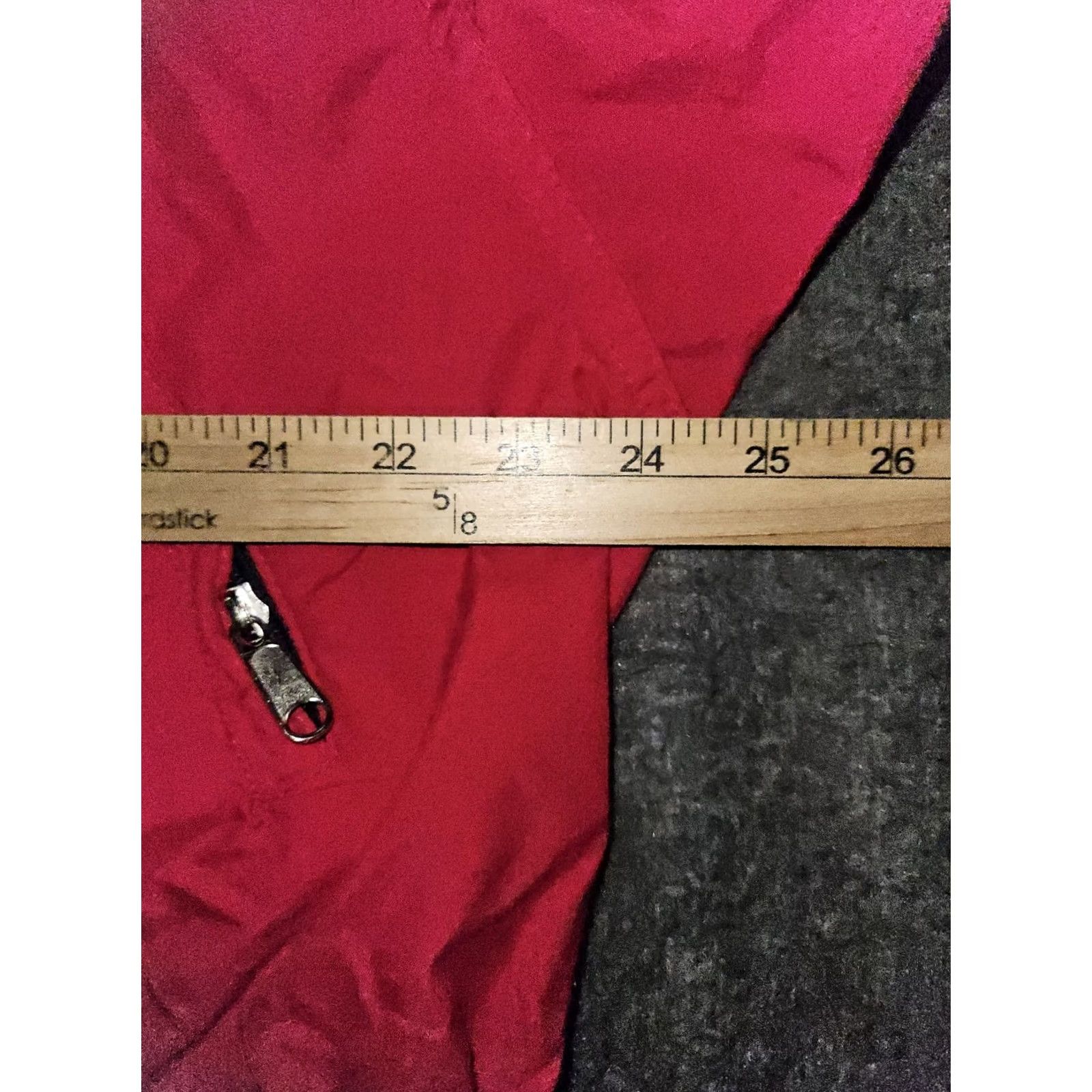 Vintage VINTAGE L.L. BEAN Jacket Hoodie 1/2 Zip Pullover Windbreaker Men Large Red USA 90s Outdoor Camping Hiking Pockets Size US L / EU 52-54 / 3 - 3 Thumbnail