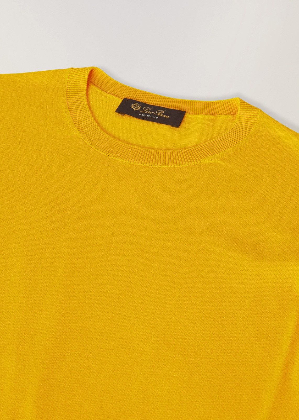 Loro Piana o1srvl11e0424 T- Shirt in Yellow Size L / US 10 / IT 46 - 5 Thumbnail