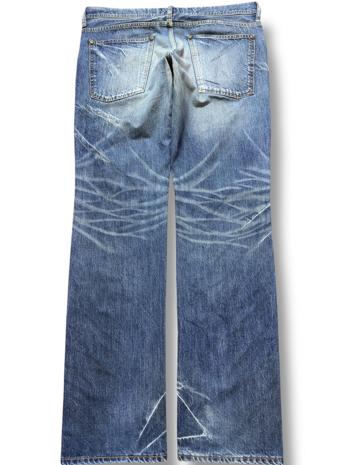 J.M. Weston Vintage Westborn Clawmark Ripped Distressed Denim Size US 38 / EU 54 - 4 Thumbnail
