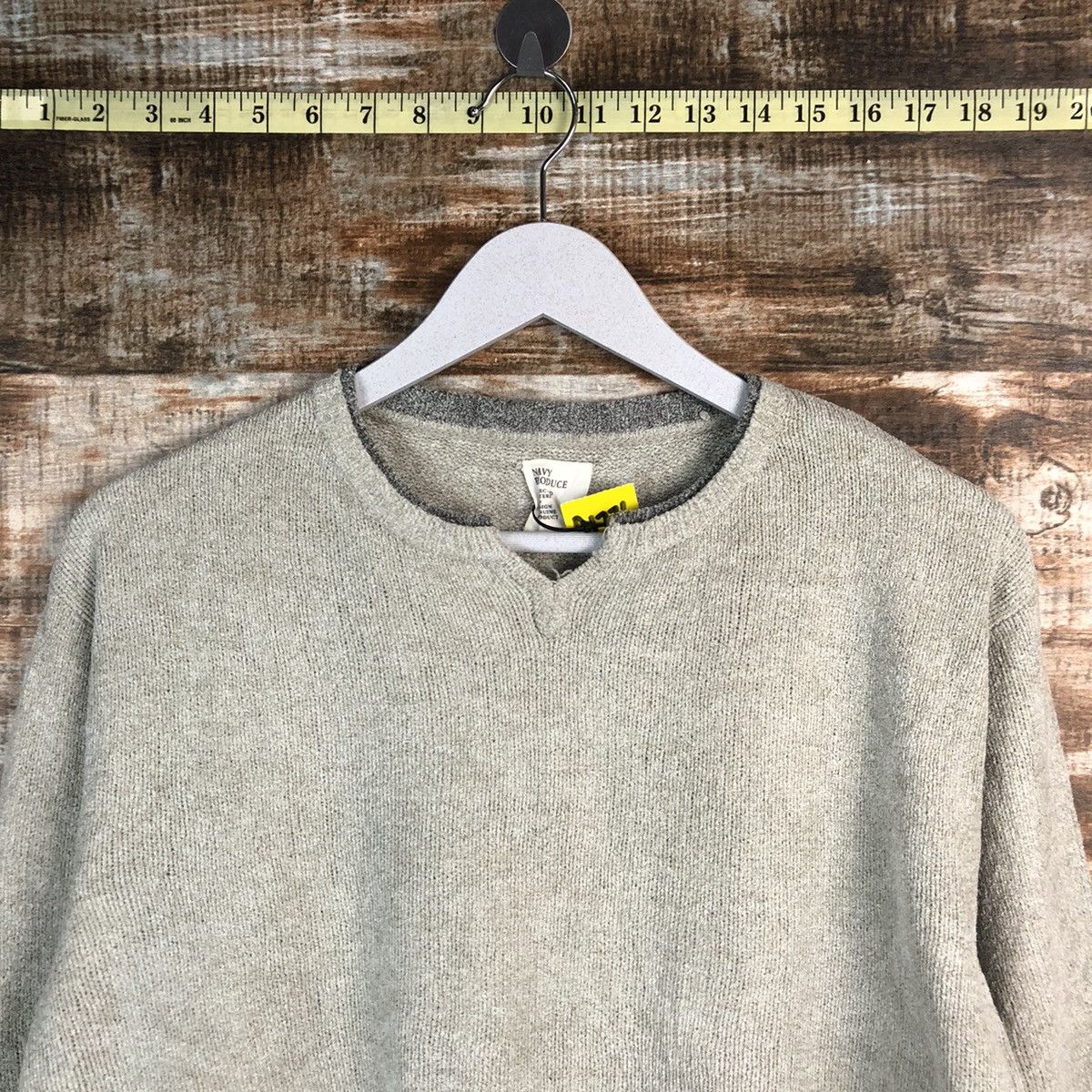 Homespun Knitwear × Japanese Brand Navy Producer Grey sweatshirt Knitwear #A1771 Size US L / EU 52-54 / 3 - 4 Thumbnail