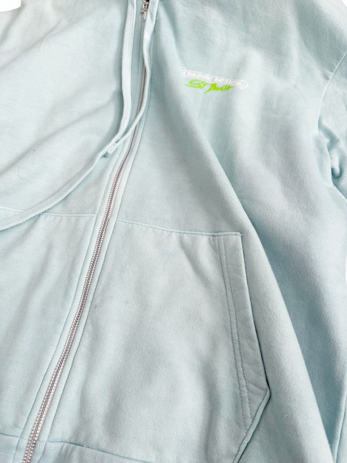 Chrome Hearts RARE St Barth Overdyed Silver Horseshoe Zip Up Size US L / EU 52-54 / 3 - 15 Thumbnail
