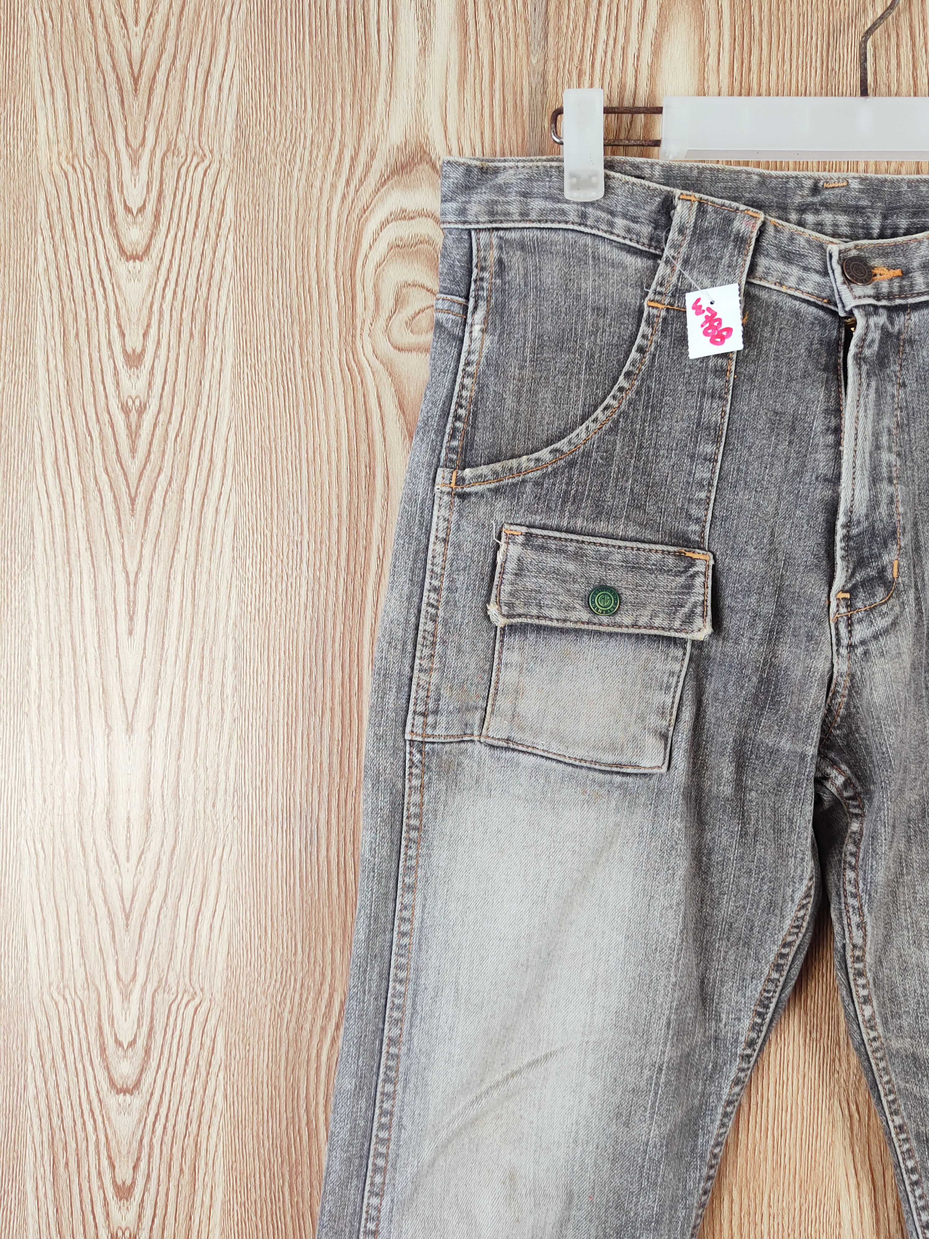 GL Heart Black Faded Distressed Ripped Jeans #W788