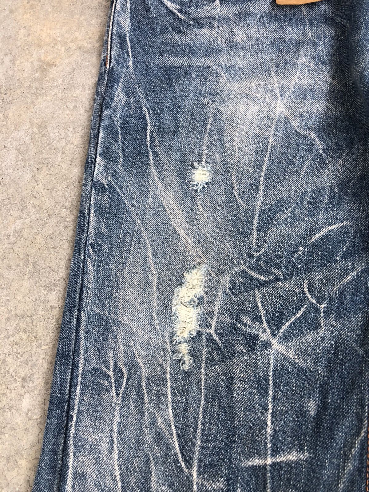 If Six Was Nine Japanese Antfui Flared Jeans Distressed Jeans Size US 31 - 9 Thumbnail