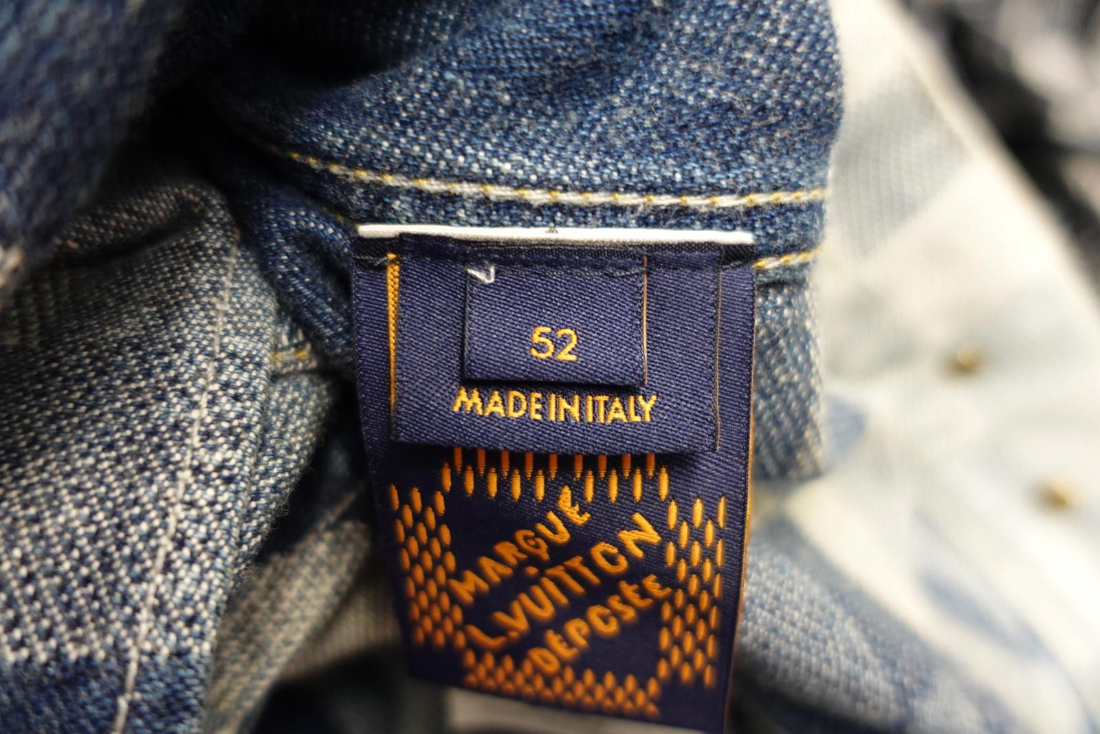Louis Vuitton Louis Vuitton Damoflage Classic Denim Jacket in Indigo Denim Size US L / EU 52-54 / 3 - 9 Thumbnail