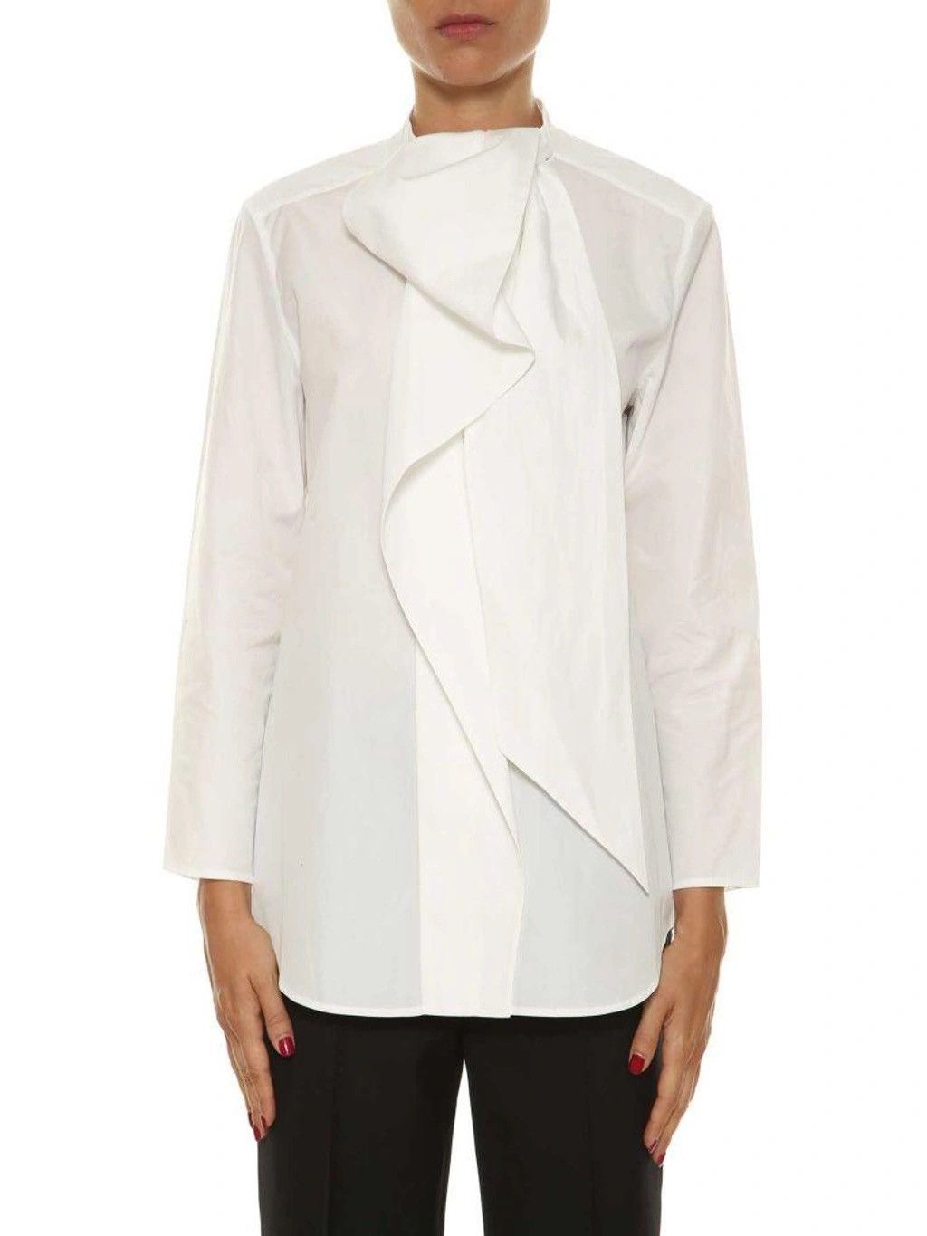 Acne Studios Acne Studios Bianca Dry Poplin Shirt Overlap Front Size 38 Size XS / US 0-2 / IT 36-38 - 2 Thumbnail