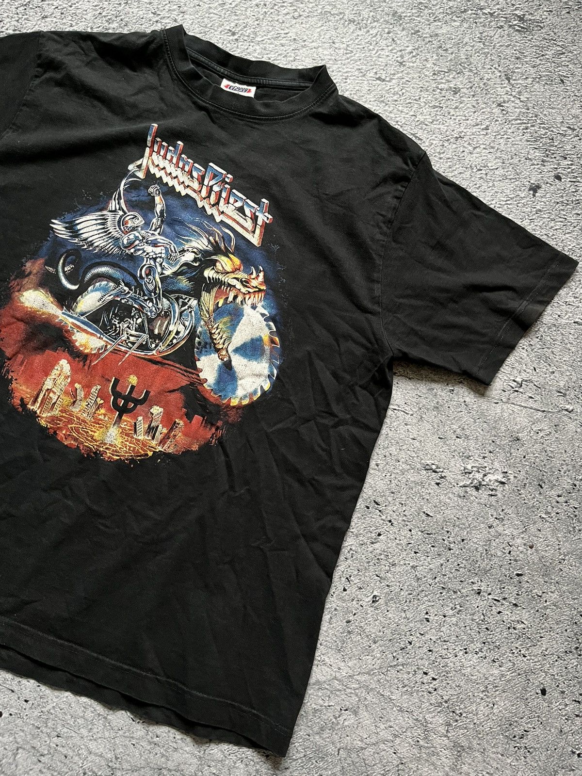 Judas Priest Vintage Judas Priest Painkiller World Tour 1990 Size US XL / EU 56 / 4 - 3 Thumbnail