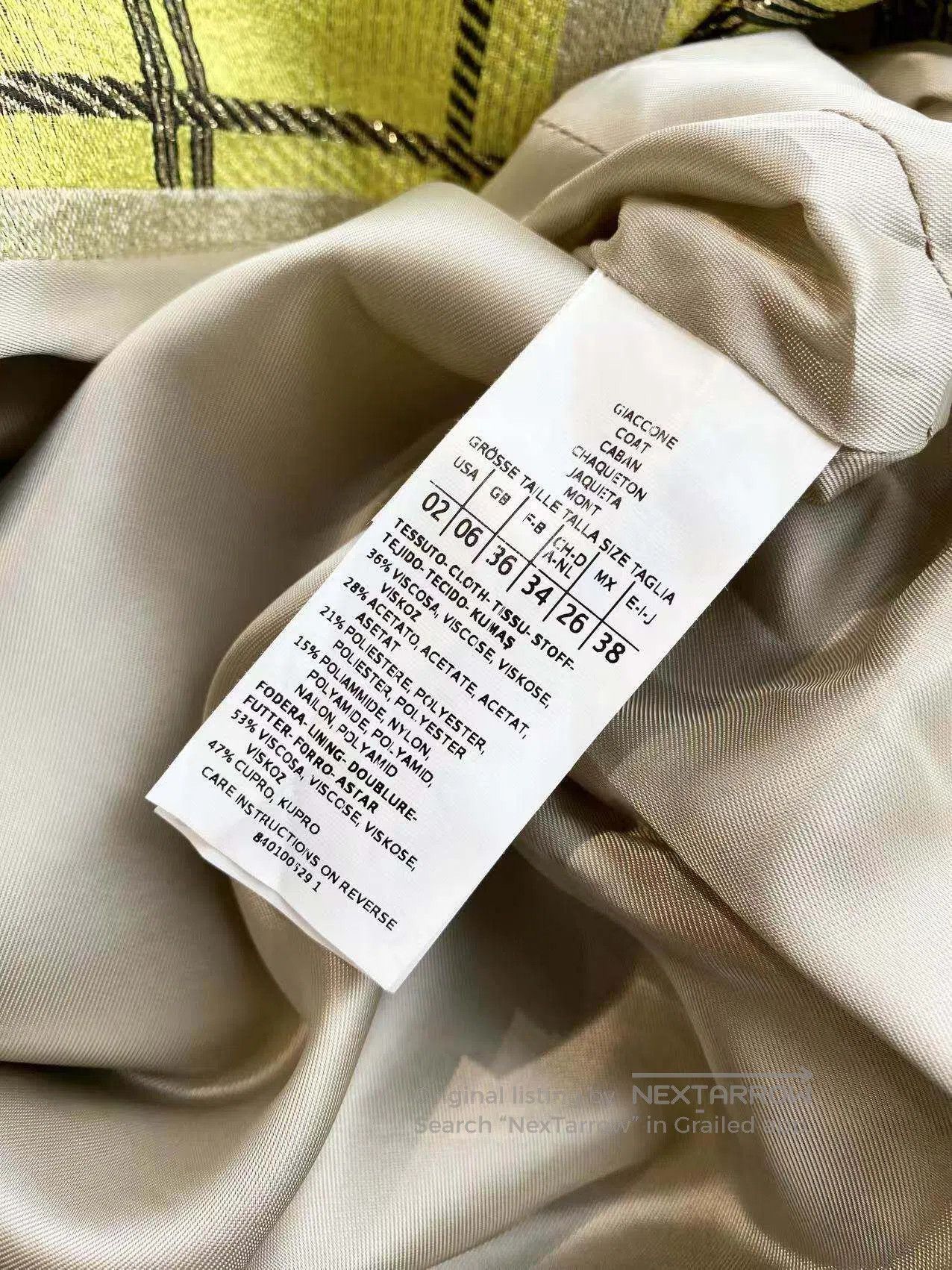 Max Mara Max Mara Plaid coat| Size XXS / US 00 / IT 34 - 5 Thumbnail