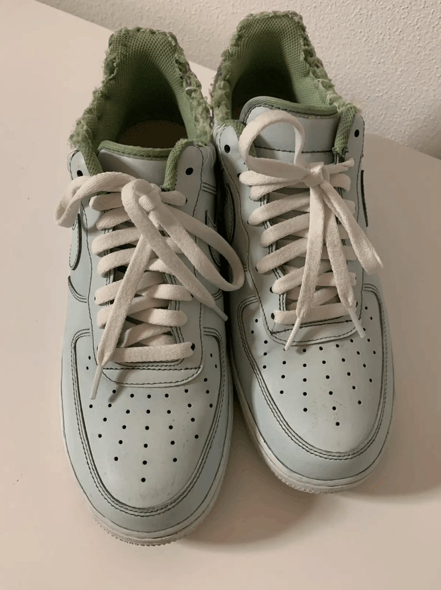 Nike Stealboyz Nike Air Force 1 Custom Mint Green Y2k AF1 US10.5 Size US 10.5 / EU 43-44 - 5 Thumbnail