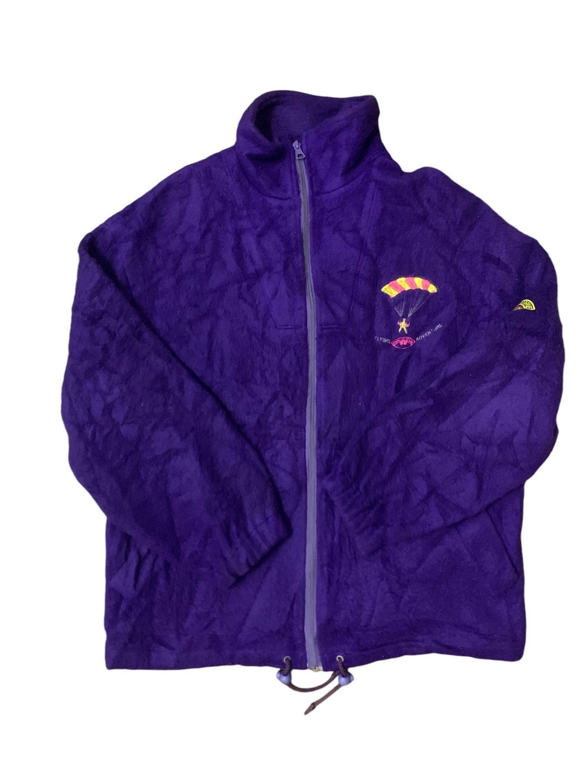 Designer × Marithe + Francois Girbaud Vintage Francois Cogne Flying Adventure Zipper Fleece Jacket Size US L / EU 52-54 / 3 - 1 Thumbnail