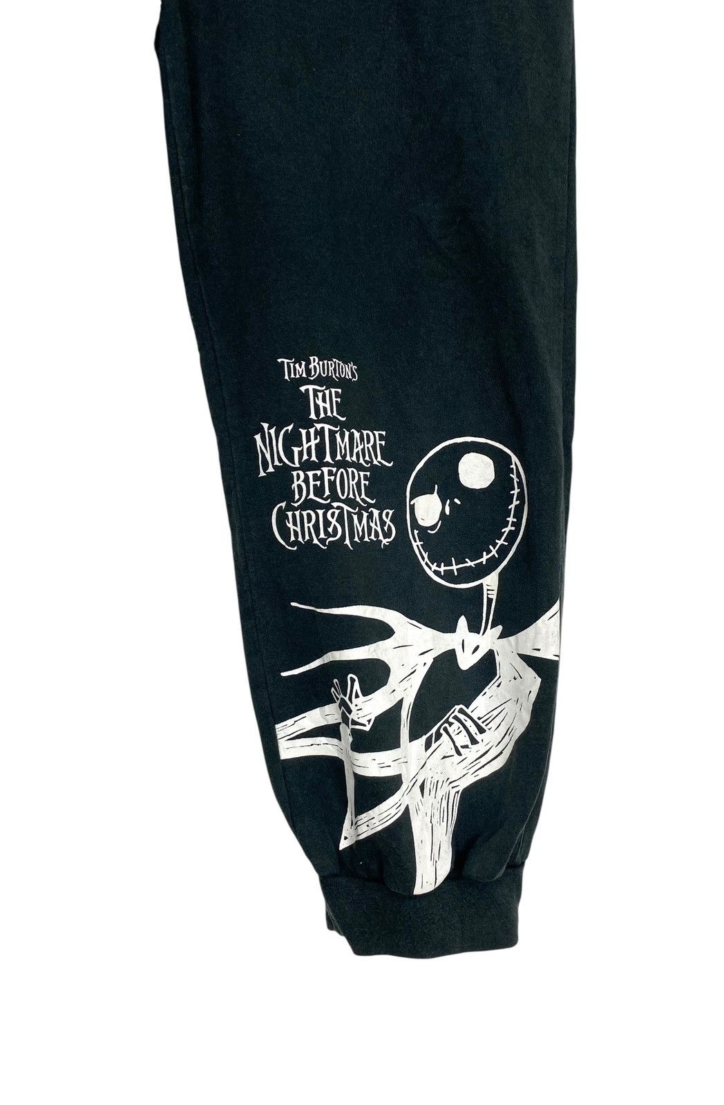 Vintage The Burton's Nightmare Before Christmas Sweatpants Big Logo Size 29" - 3 Thumbnail