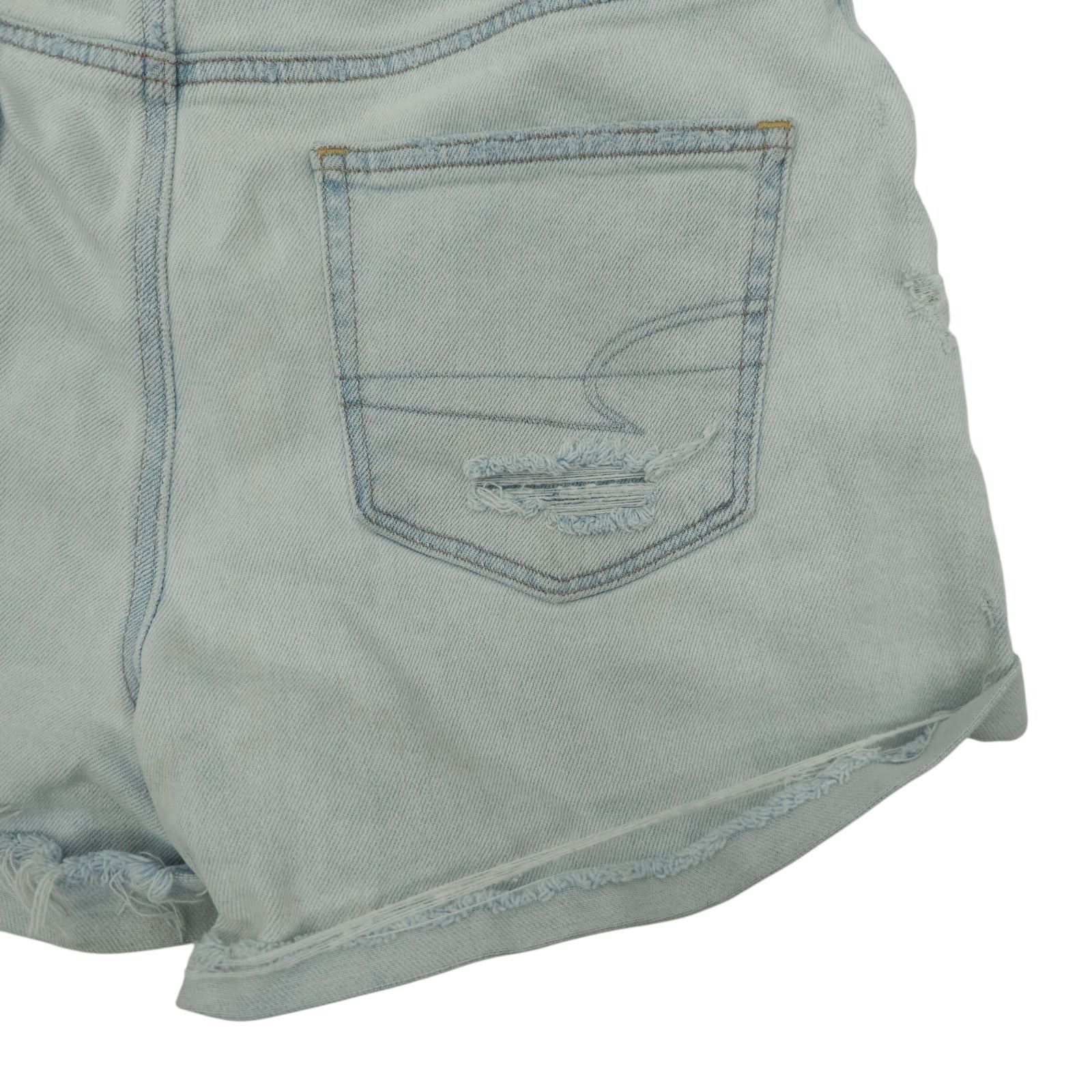 American Eagle Outfitters American Eagle Mom Shorts Size 10 Light Wash Distressed Size 32" / US 10 / IT 46 - 17 Thumbnail