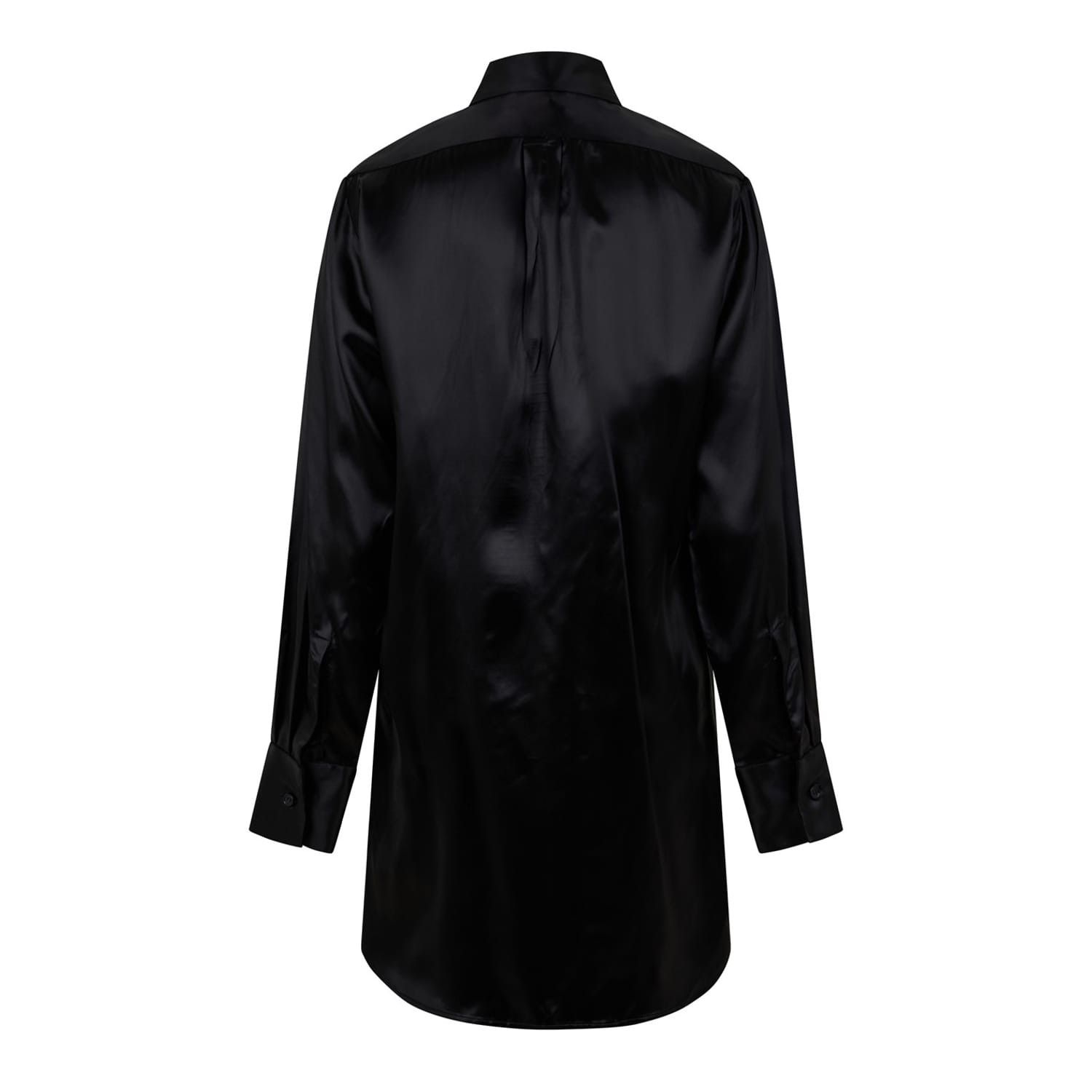 Bottega Veneta Bottega Veneta Regular Fit Long Sleeve Shirt in Black Size XS / US 0-2 / IT 36-38 - 2 Thumbnail