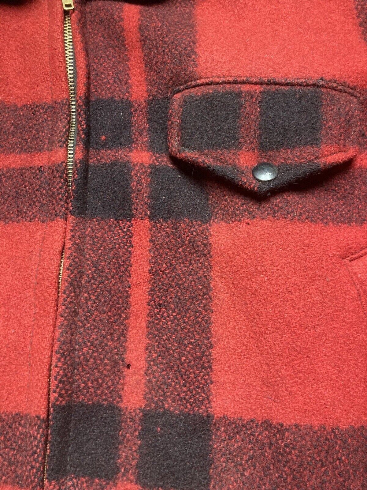 JCPenney × Vintage VTG 40s wool mackinaw jacket sportclad buffalo plaid coat L Size US L / EU 52-54 / 3 - 3 Thumbnail