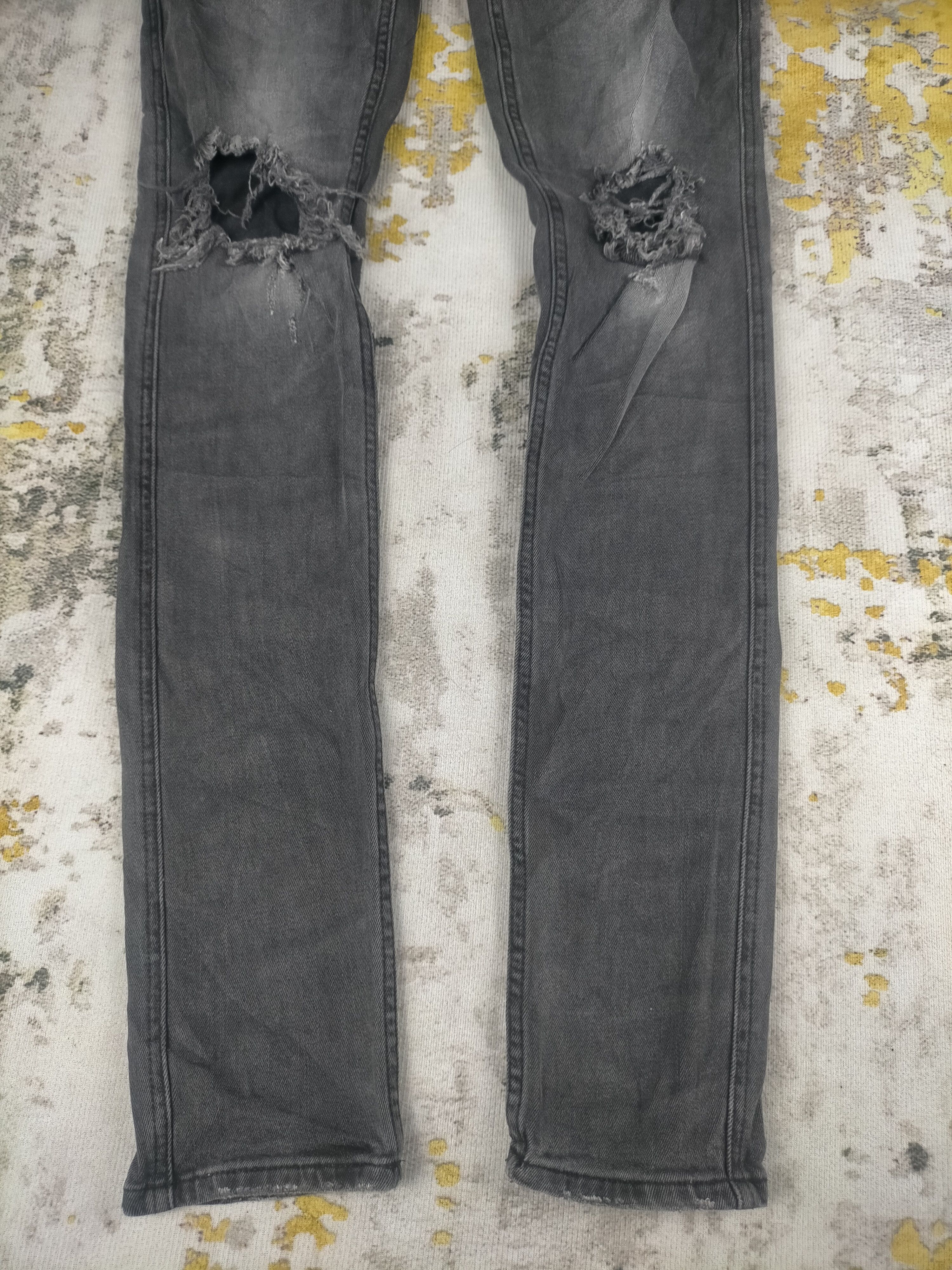 Ksubi 🔥 Ksubi - Van Winkle Busted Black Ripped Jeans Size US 28 / EU 44 - 5 Thumbnail