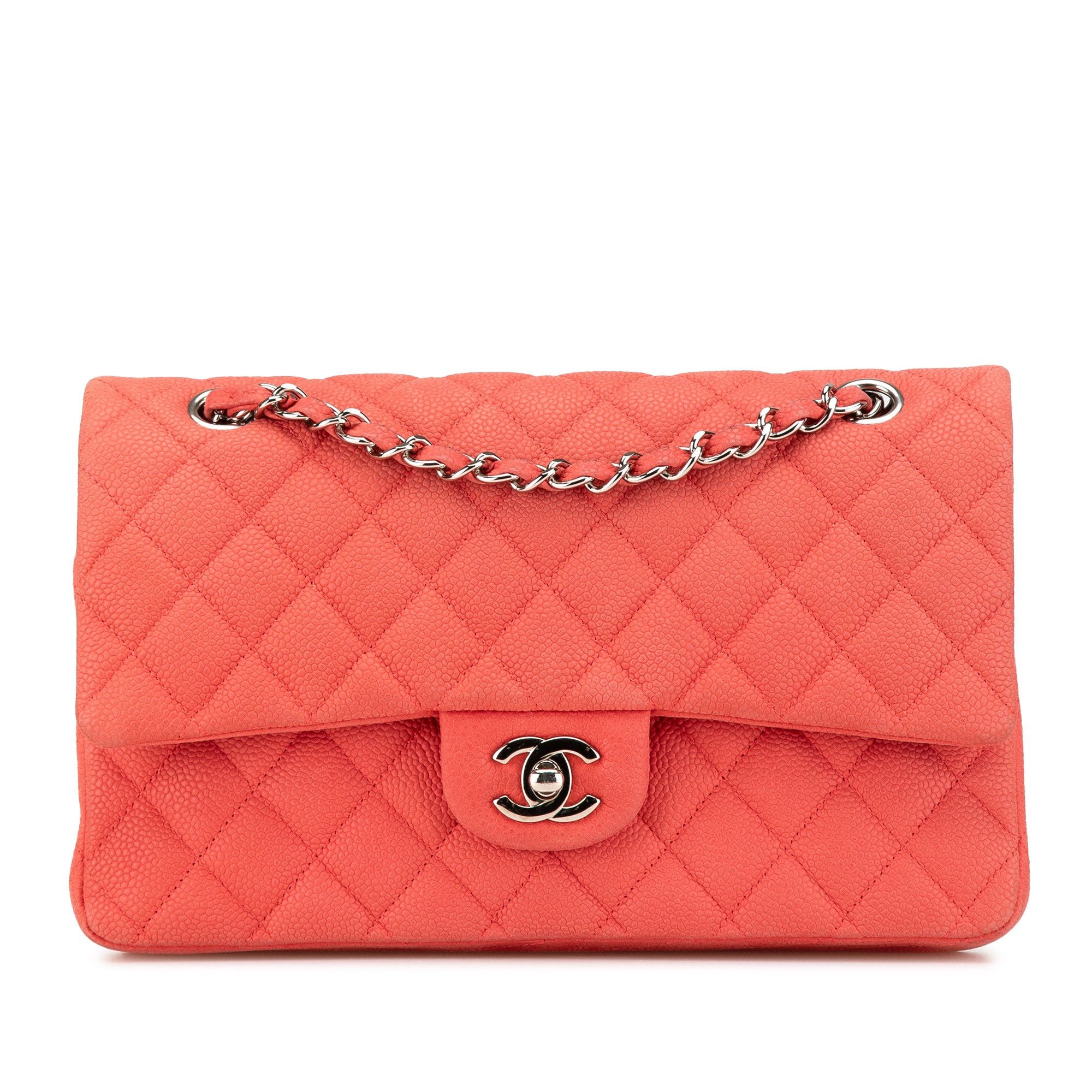 Chanel Chanel Medium Classic Caviar Double Flap Pink Size ONE SIZE - 1 Thumbnail