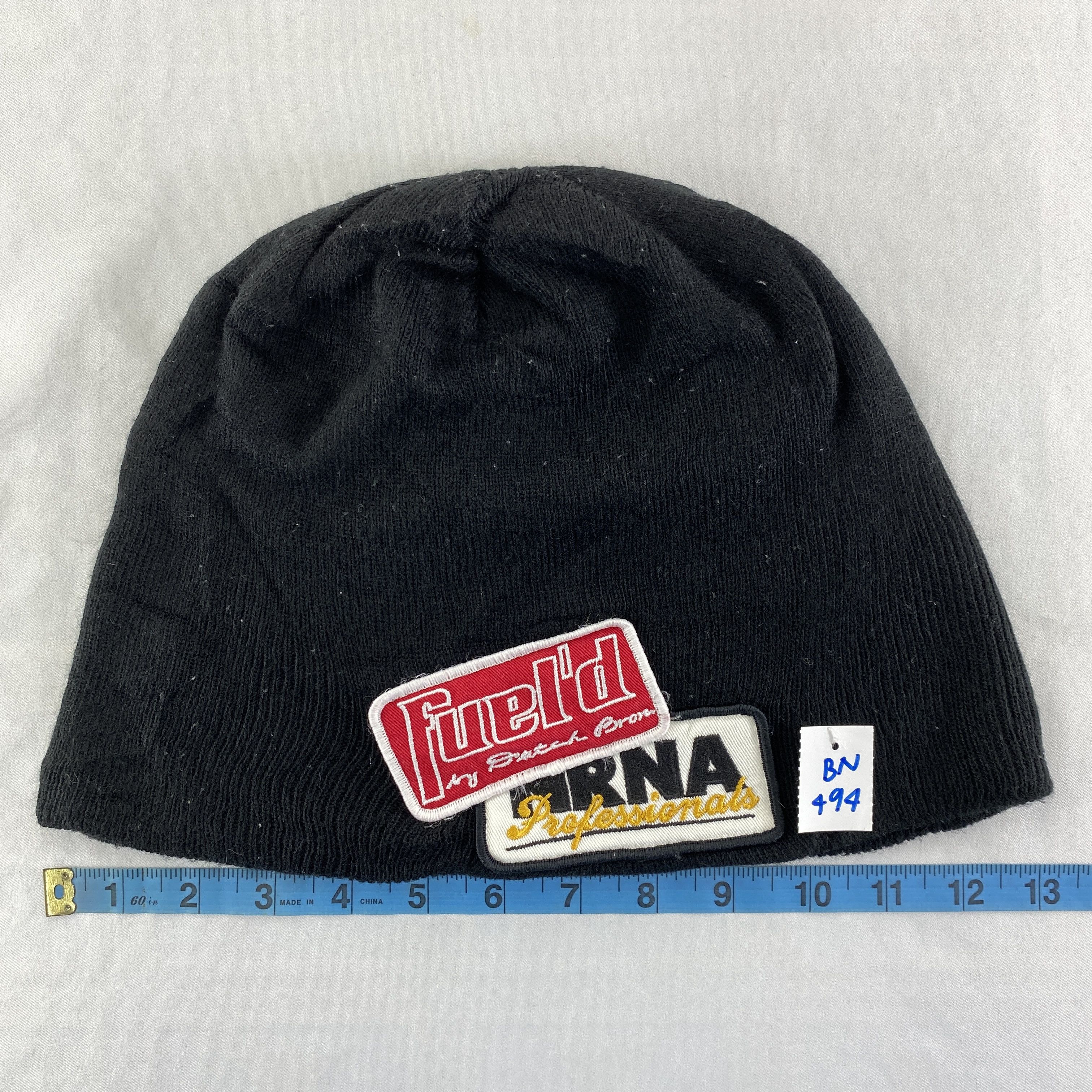 Japanese Brand Embroidery Patchwork Snow Cap Hat Beanie -BN494 Size ONE SIZE - 4 Thumbnail