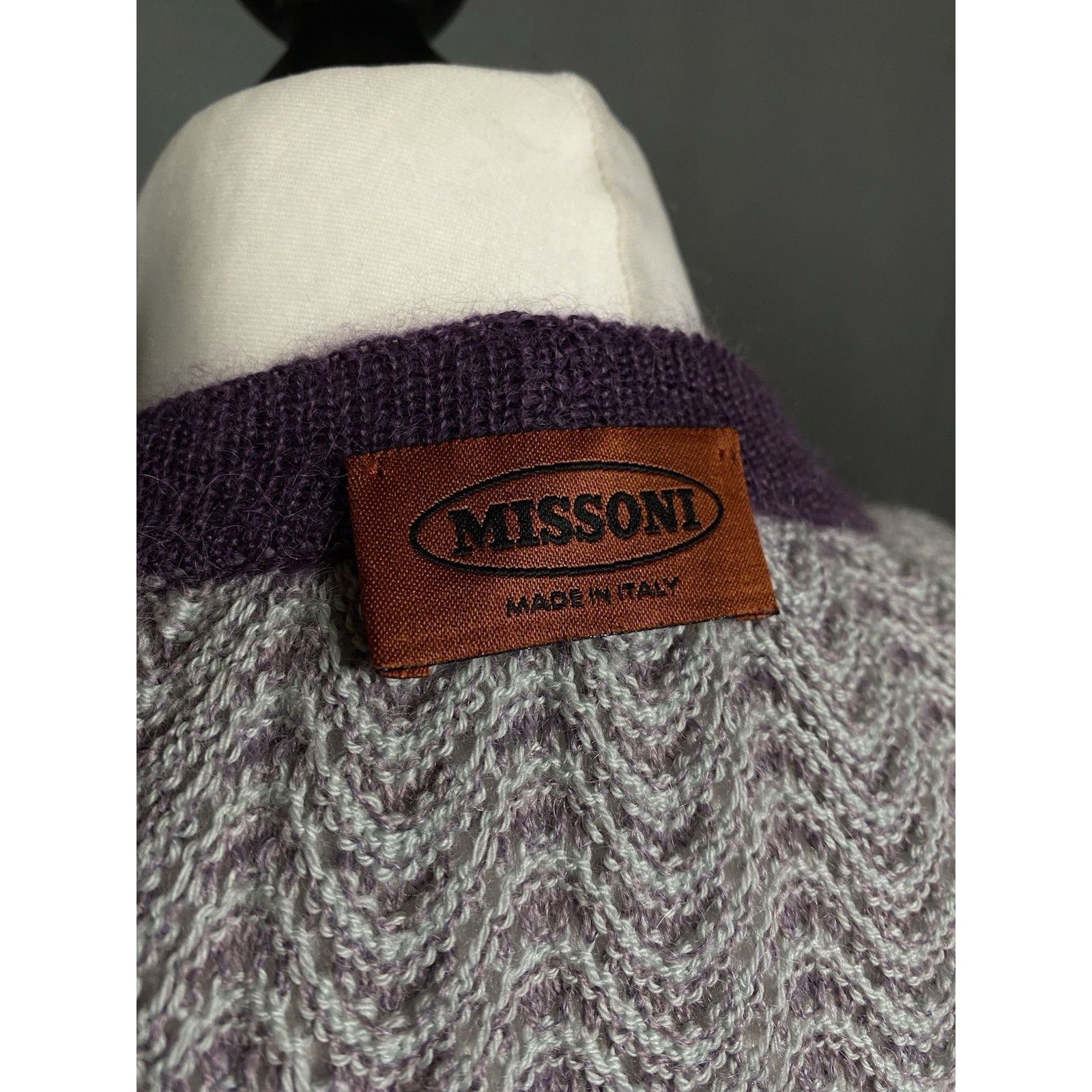 Missoni Missoni Women's Wool Multicolored Long Open Front Knit Cardi Size M / US 6-8 / IT 42-44 - 8 Thumbnail