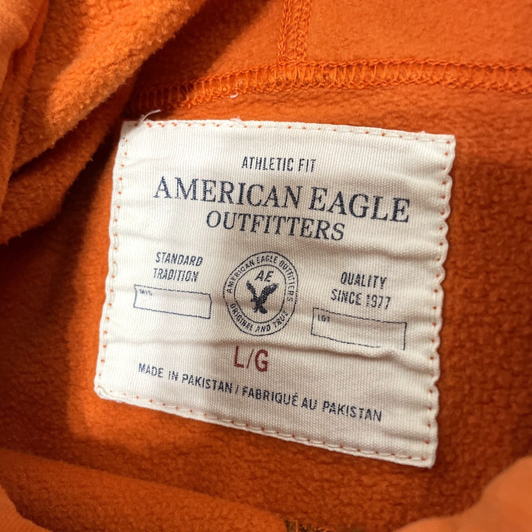 American Eagle Outfitters American Eagle Outfitters Hoodie Men L Orange Graphic Halloween Y2k Wool? (wait) Size US L / EU 52-54 / 3 - 7 Thumbnail