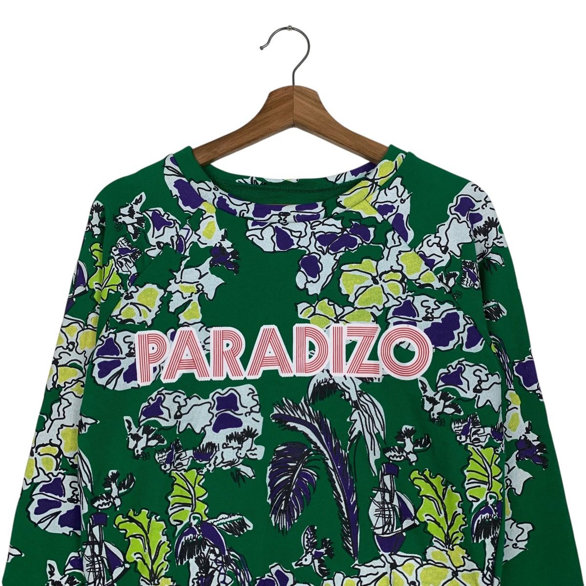 Japanese Brand SLY PARADIZO Art Fullprint Crewneck Sweatshirt #3622-C166 Size S / US 4 / IT 40 - 2 Thumbnail