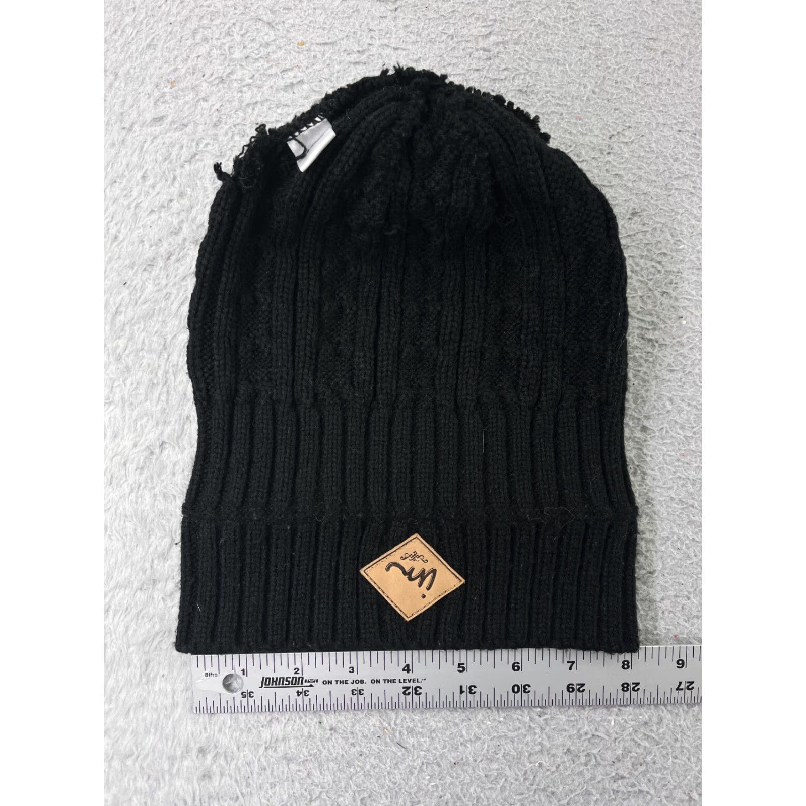 Imperial VINTAGE none? Imperial Motion Beanie Hat Adult One Size Black Acrylic Knit Ski Snow Logo Beanie Mens Womens Unisex 90s Winter Cap Size ONE SIZE - 4 Thumbnail