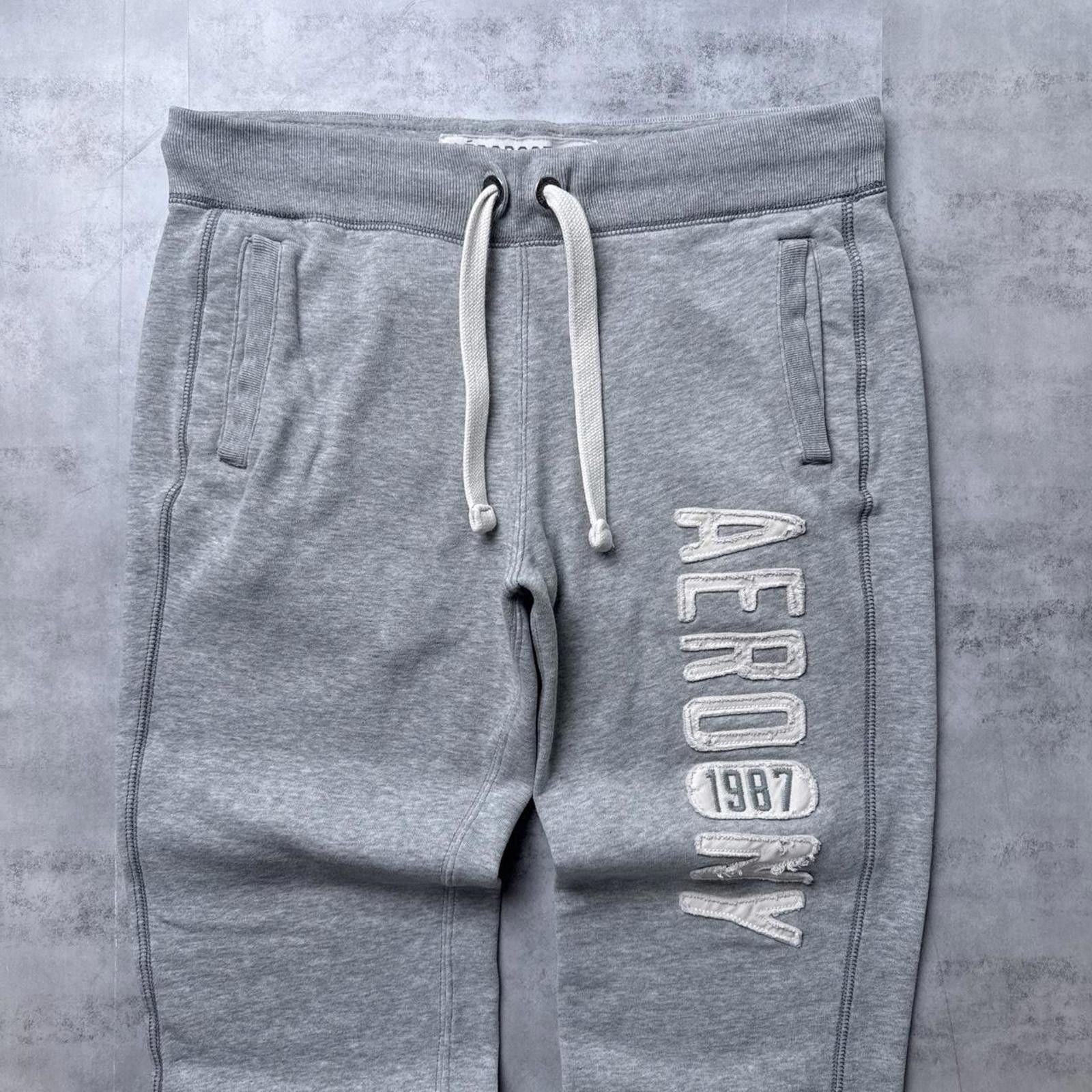 Aeropostale Y2K Aeropostale 00s Gray Sweatpants Size 28" / US 6 / IT 42 - 6 Thumbnail