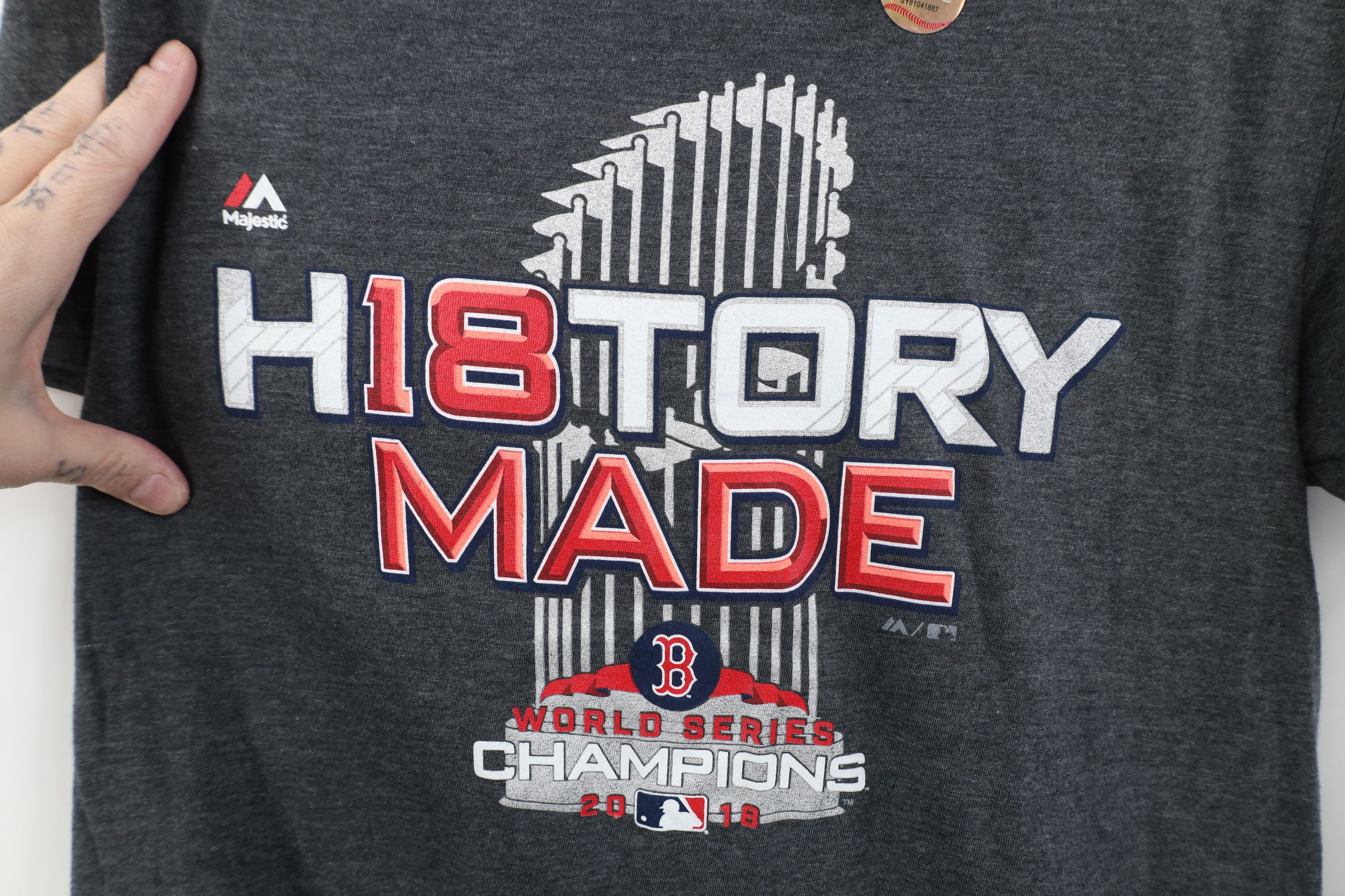 Majestic Deadstock Majestic Series Champs Boston Red Sox T-Shirt Size US S / EU 44-46 / 1 - 4 Thumbnail