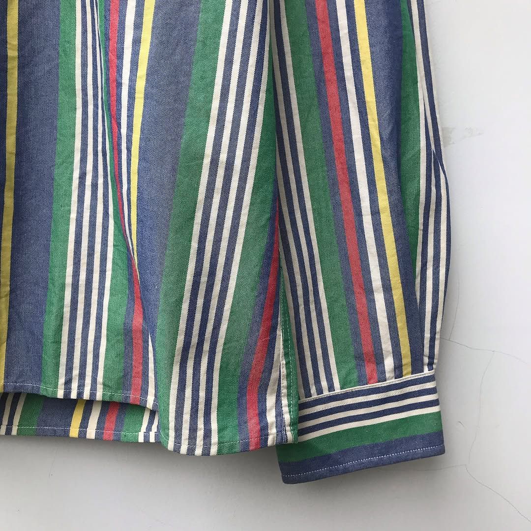 Brutus × Other UK Vintage Brutus Trimfit London the Candy Stripe Oxford Colar Size US XL / EU 56 / 4 - 16 Thumbnail