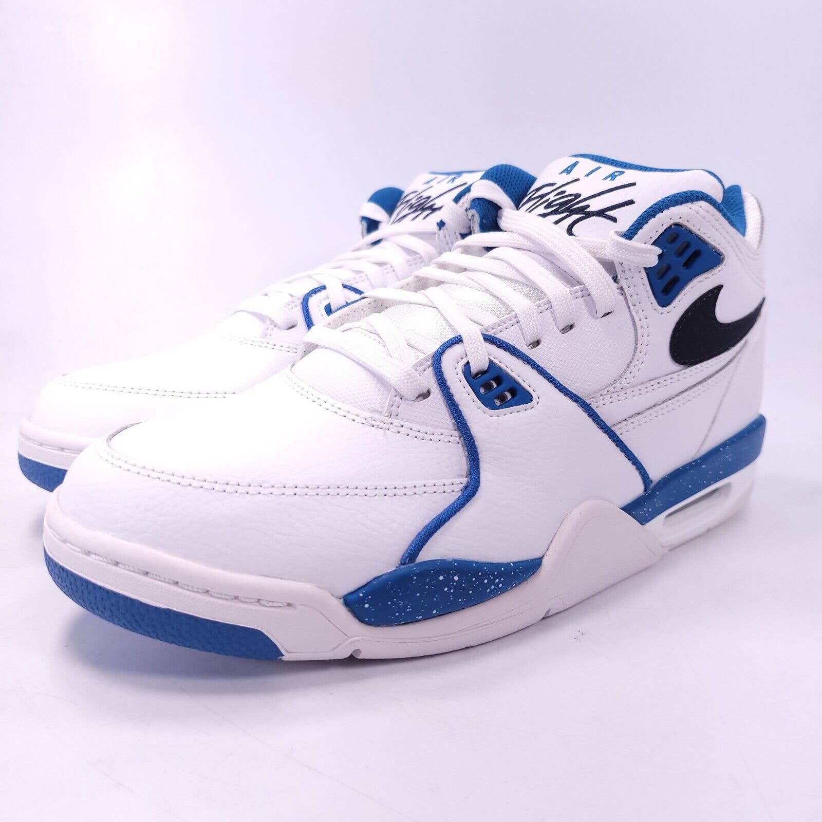 image of Nike Air Flight 89 Basketball Shoe Mens Size 9 306252-116 in White
