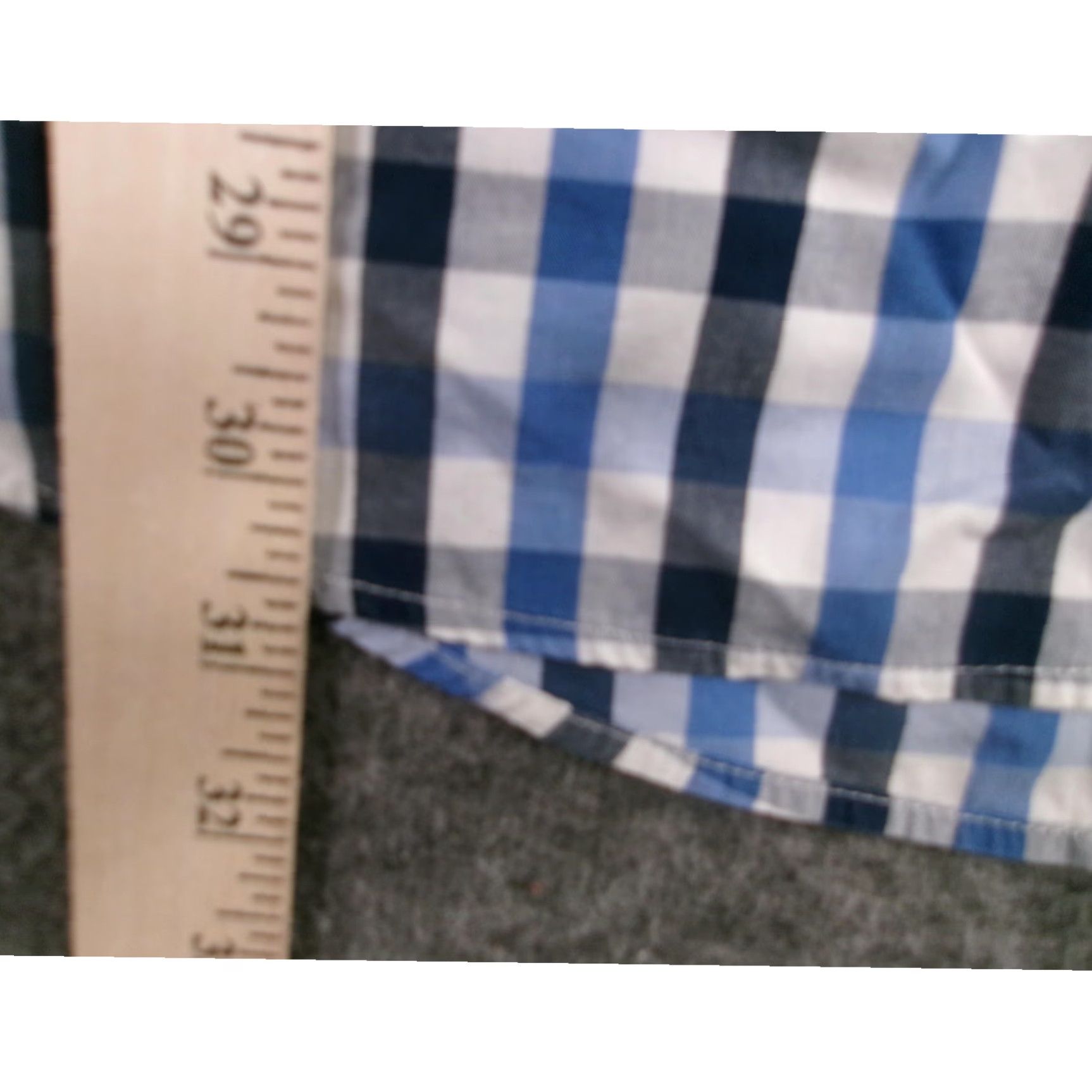 Gap VINTAGE GAP Dress Shirt Men XL Blue Plaid Non-Iron Business Casual Office Wear Size US XL / EU 56 / 4 - 5 Thumbnail