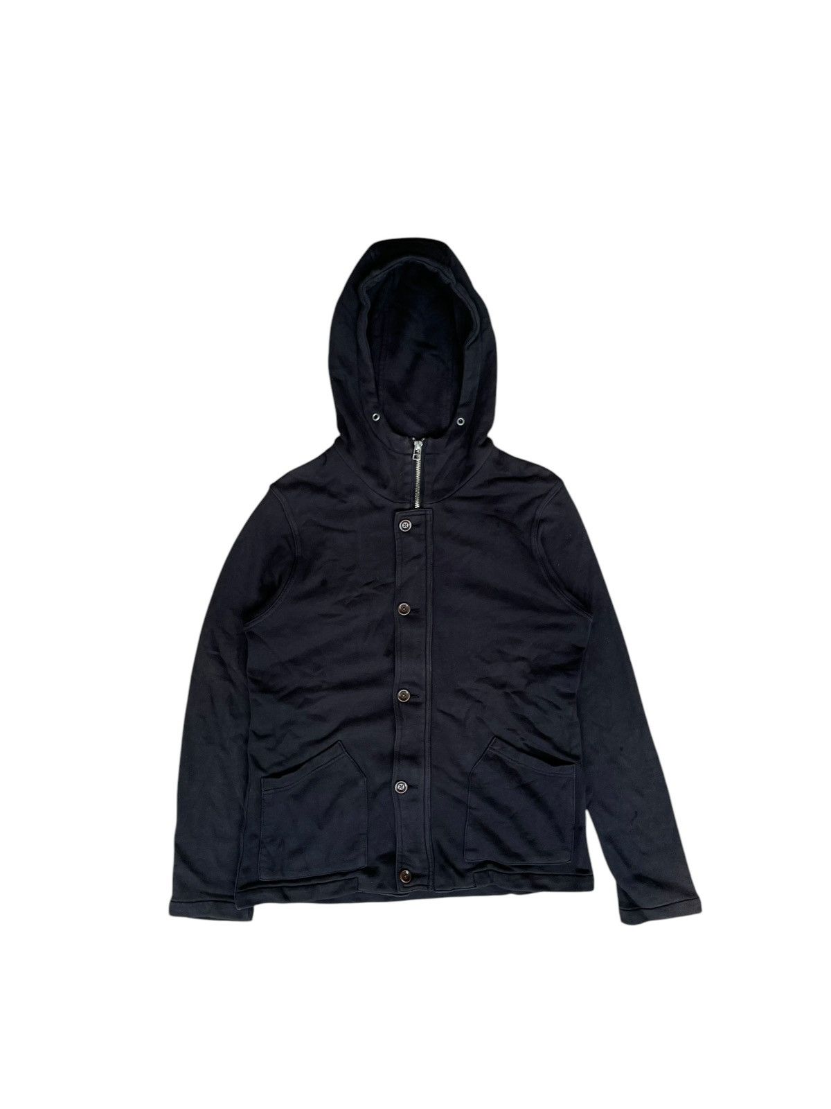 2000s Beams - Vkei Two Way Zipper Hoodie