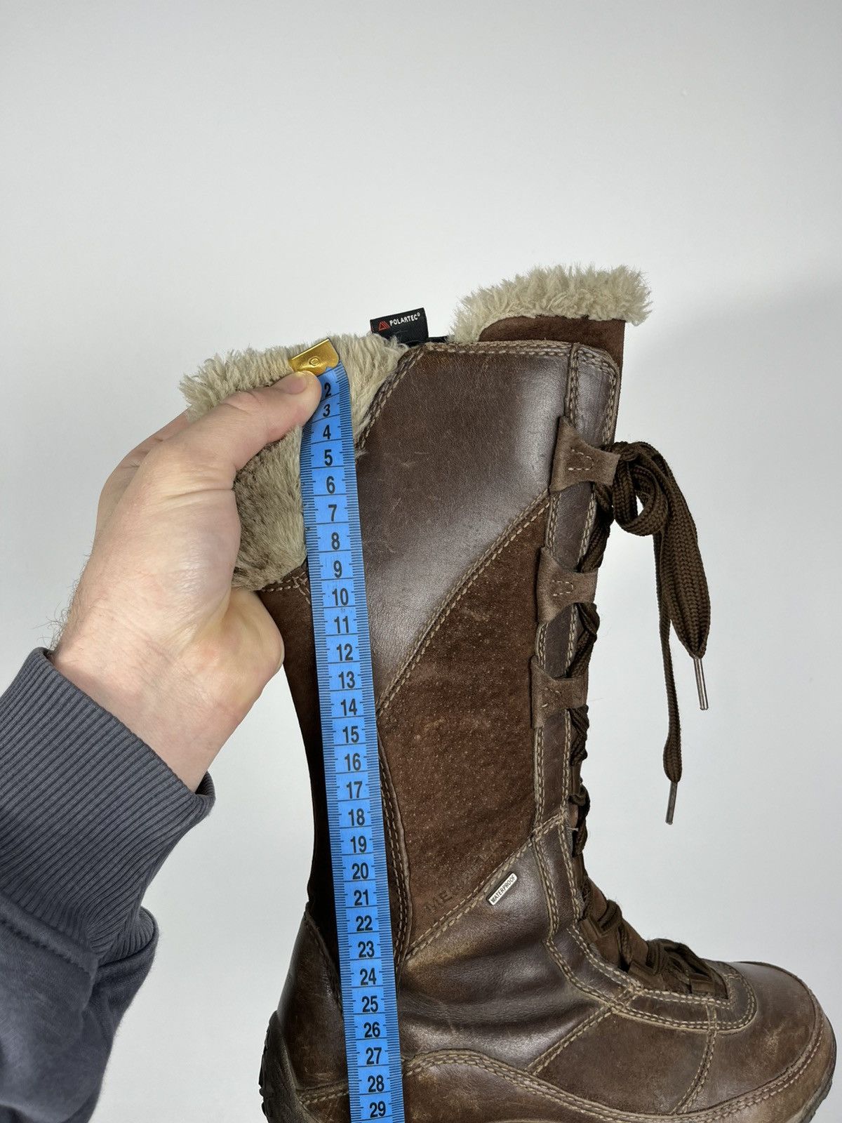 Merrell Merrell Tall Lace Up Waterproof Leather Boots US 8 EU 38.5 Size US 8 / IT 38 - 14 Thumbnail