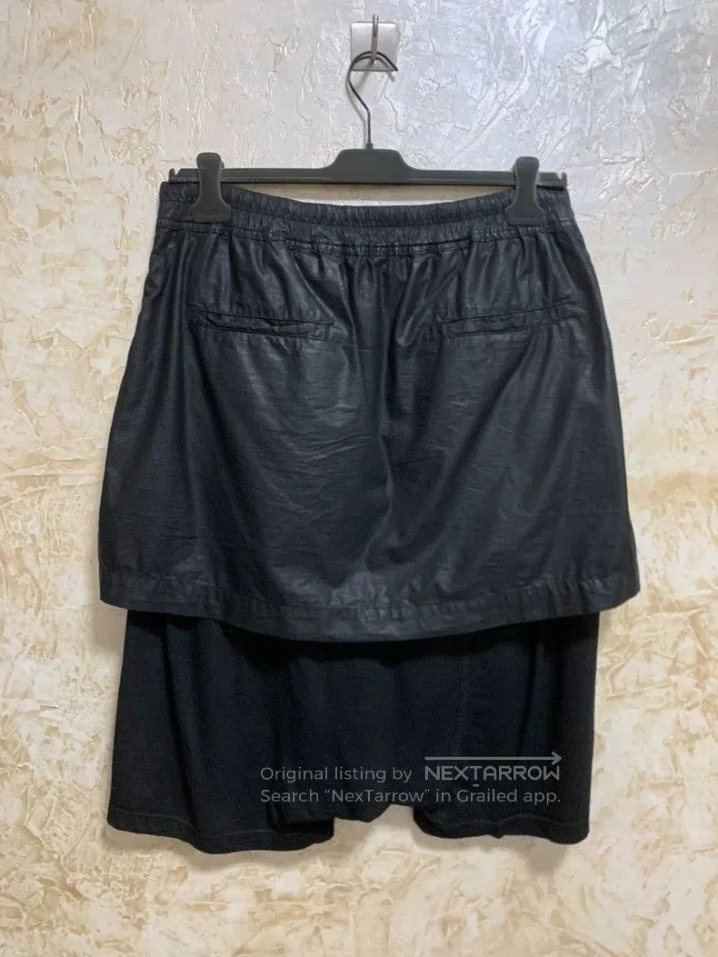 Rick Owens Rick Owens Leather Shorts with Layered Design. Size US 34 / EU 50 - 2 Thumbnail