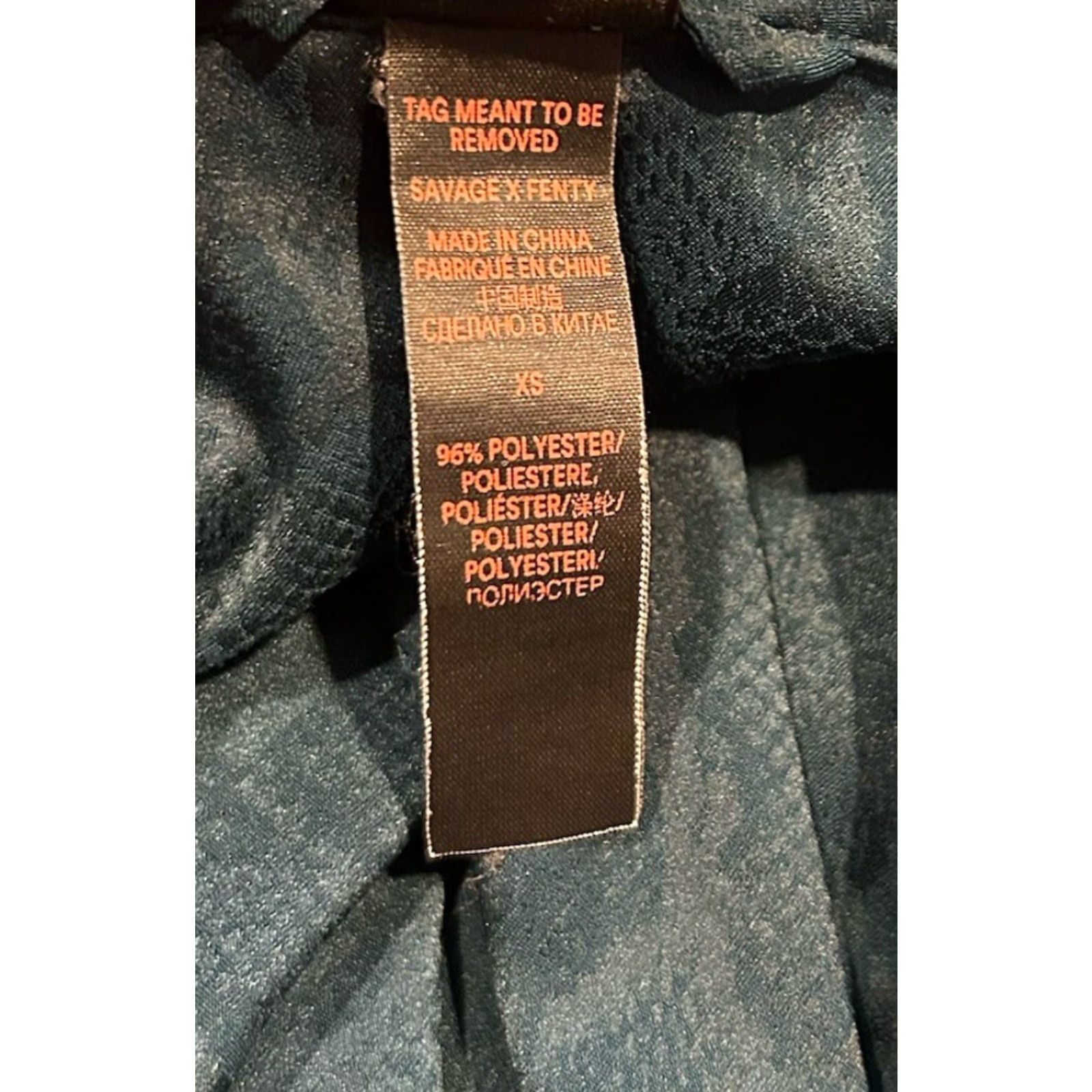 Vintage Savage Fenty Unisex Adults Green Jacquard Loungewear Robe And Pants Set XS Lounge Sleepwear XS Size US 27 - 6 Thumbnail
