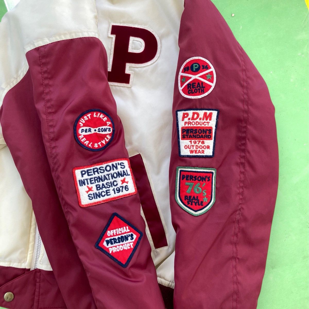 PERSON'S Vintage Person’s Japan Patch Logo Varsity jacket Boxy fit Size US L / EU 52-54 / 3 - 15 Thumbnail
