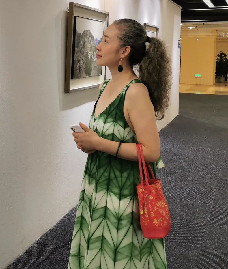 Issey Miyake Issey Miyake size:2 Red main line tie-dyed leaf dress Size M / US 6-8 / IT 42-44 - 4 Thumbnail
