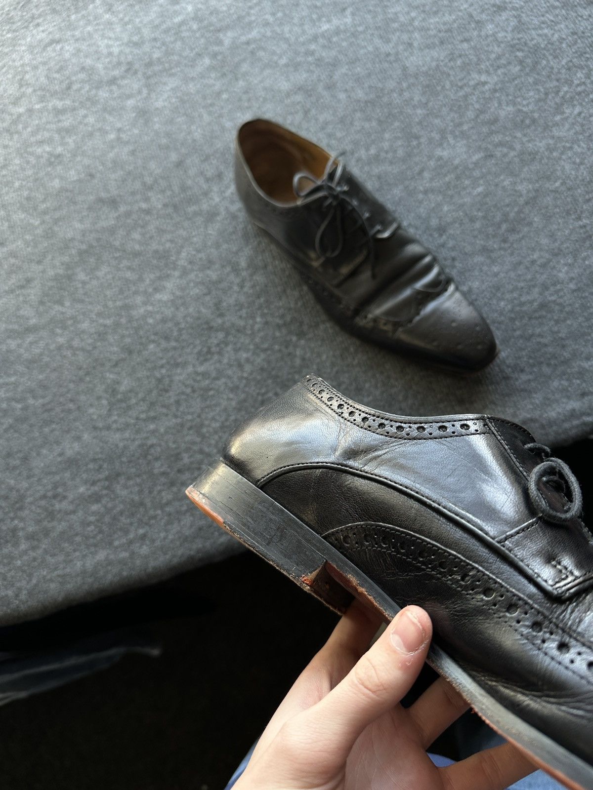 Melvin & Hamilton LUXURY 🚨 MELVIN & HAMILTON VNTG SHOES MEN BLACK LUXURY RARE Size US 12 / EU 45 - 19 Thumbnail