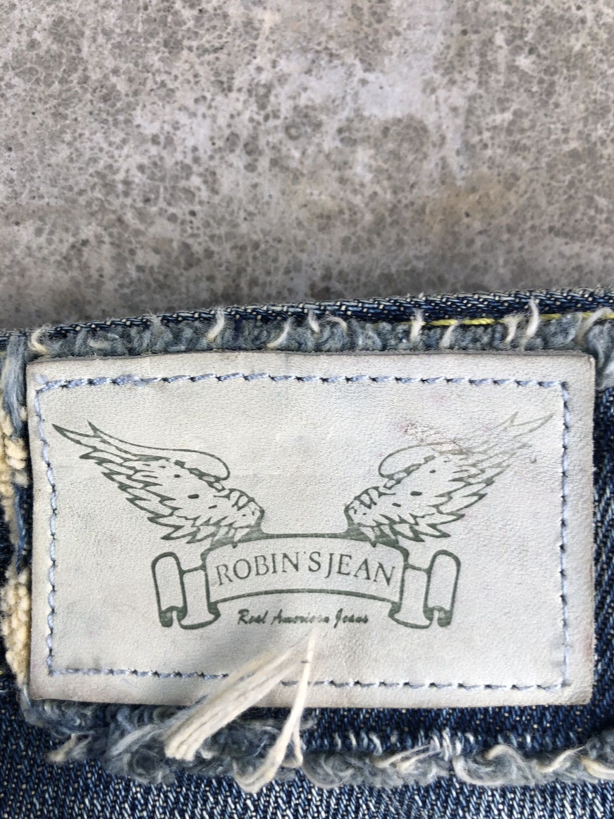 Robins Jeans Vintage Robin’s Embroidered Logo Distressed Jeans Size US 32 / EU 48 - 17 Thumbnail