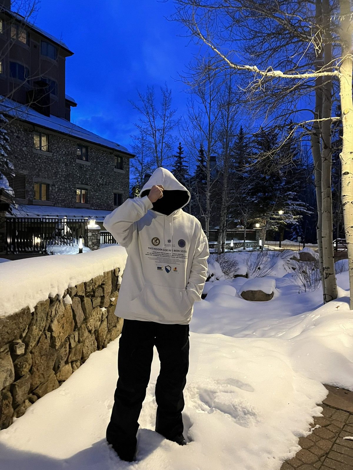 Vetements Vetements AW/20 Hidden Side Has Been Seized Masked Hoodie Size US M / EU 48-50 / 2 - 13 Thumbnail