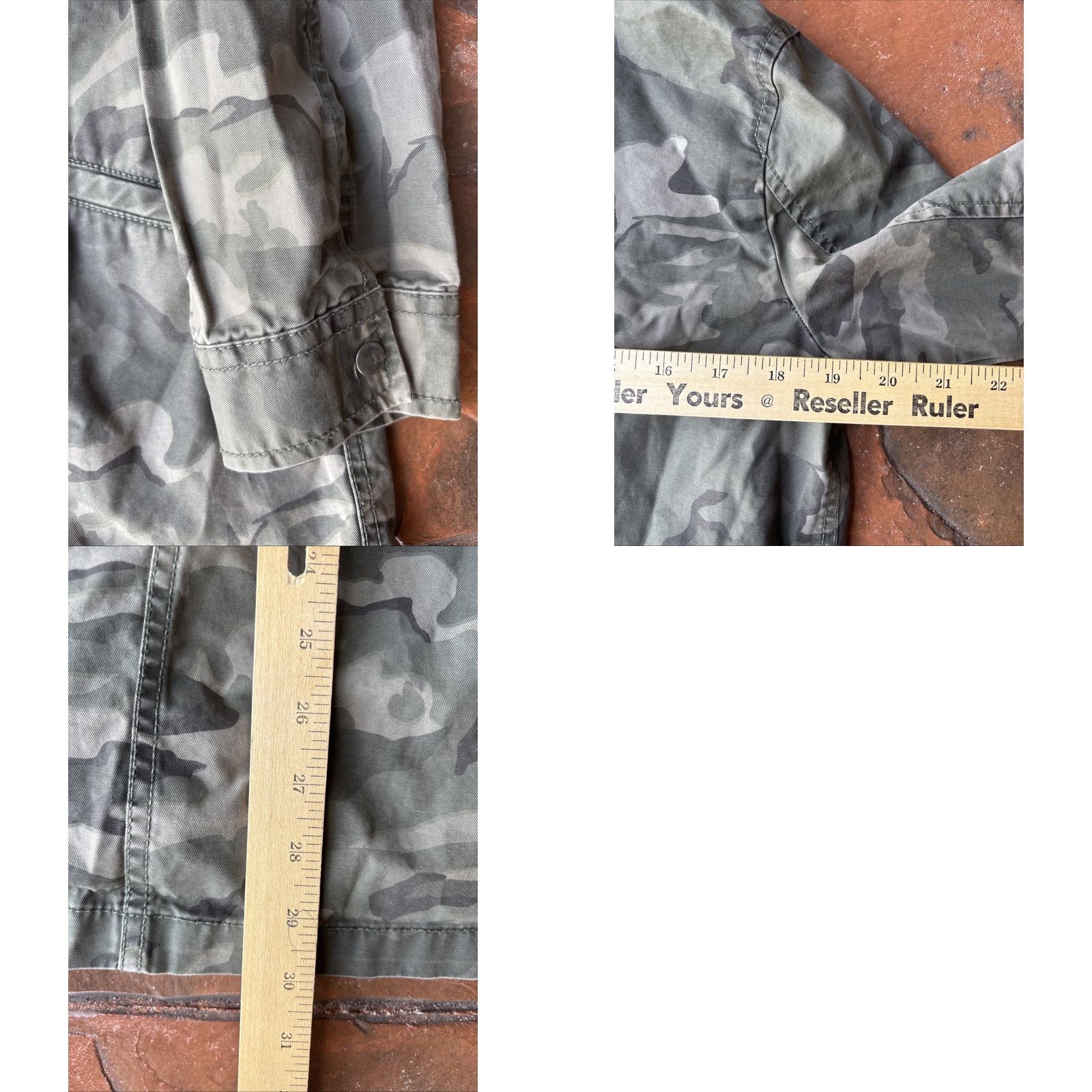 Lucky Brand VINTAGE Y2K Lucky Brand Military Camouflage Hooded Jacket Women’s Small Full Zip Size S / US 4 / IT 40 - 8 Thumbnail