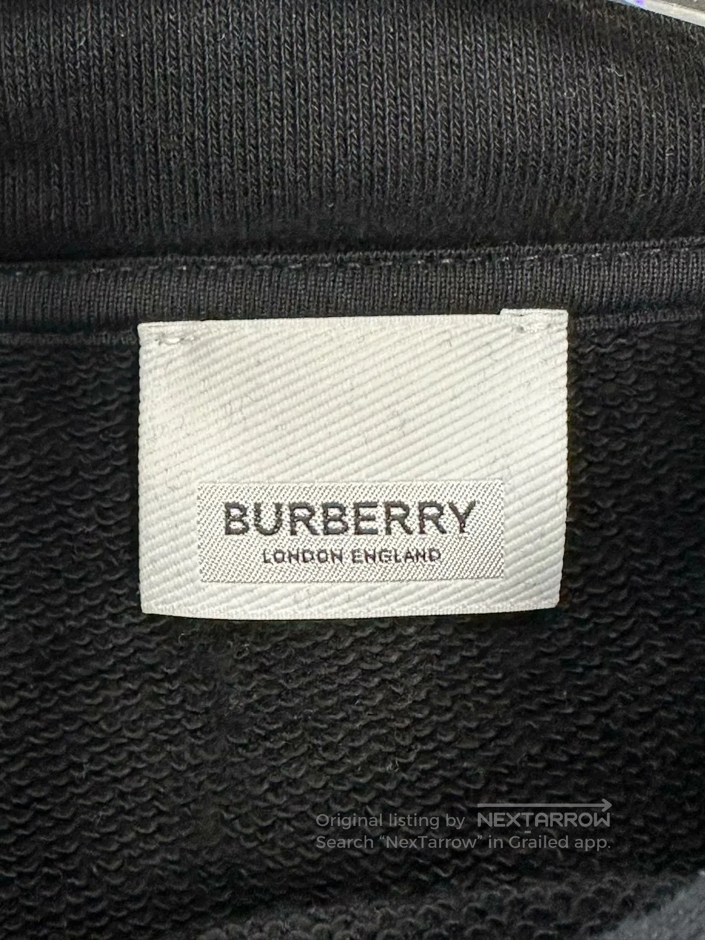 Burberry Burberry Black Deer Print Hooded Sweatshirt| Size US L / EU 52-54 / 3 - 3 Thumbnail