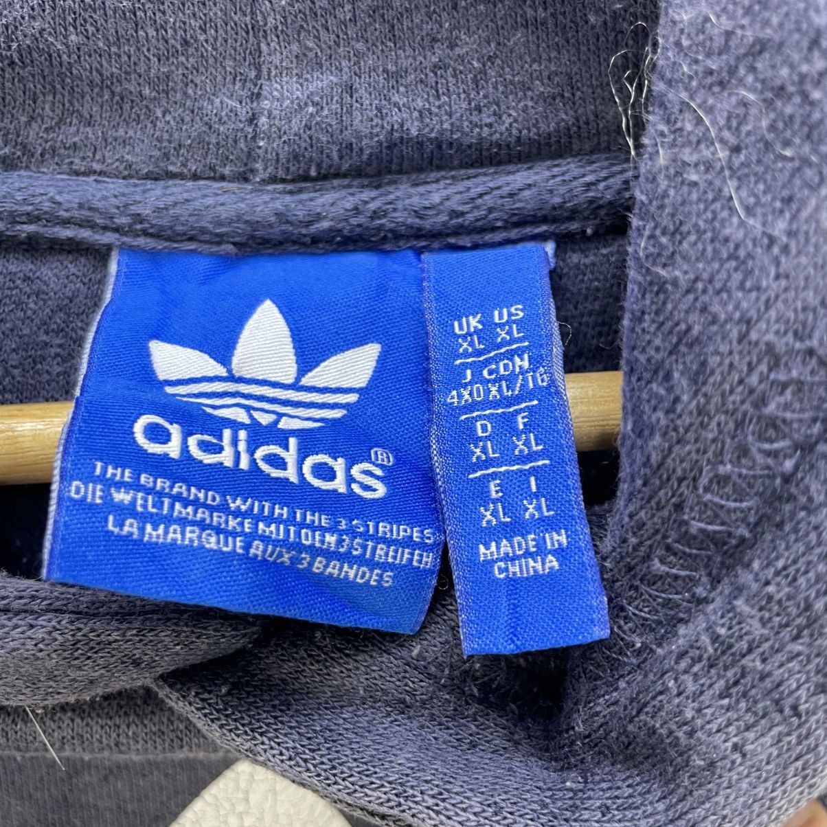 Adidas 💥Vintage Adidas Sunfaded Classics Trefoil Hoodie Pullover Size US M / EU 48-50 / 2 - 10 Thumbnail