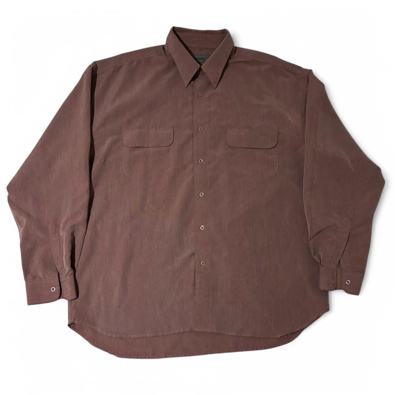 Vintage Vintage 1990s Muted Pink Button-Up Shirt Size US XL / EU 56 / 4 - 1 Thumbnail