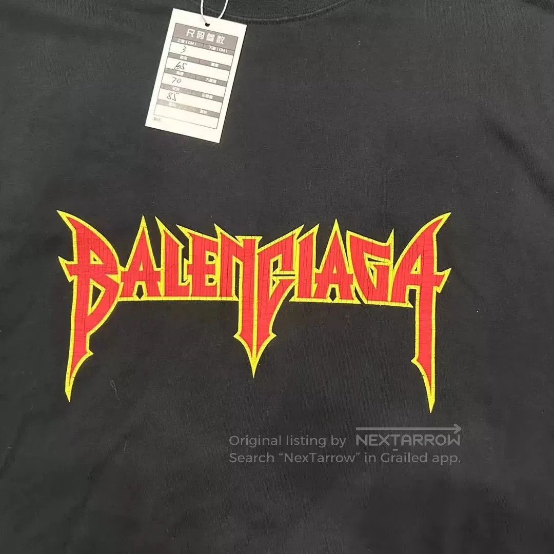 Balenciaga Balenciaga Rock Inkjet Flame Destruction Letter Logo Short Size US L / EU 52-54 / 3 - 5 Thumbnail
