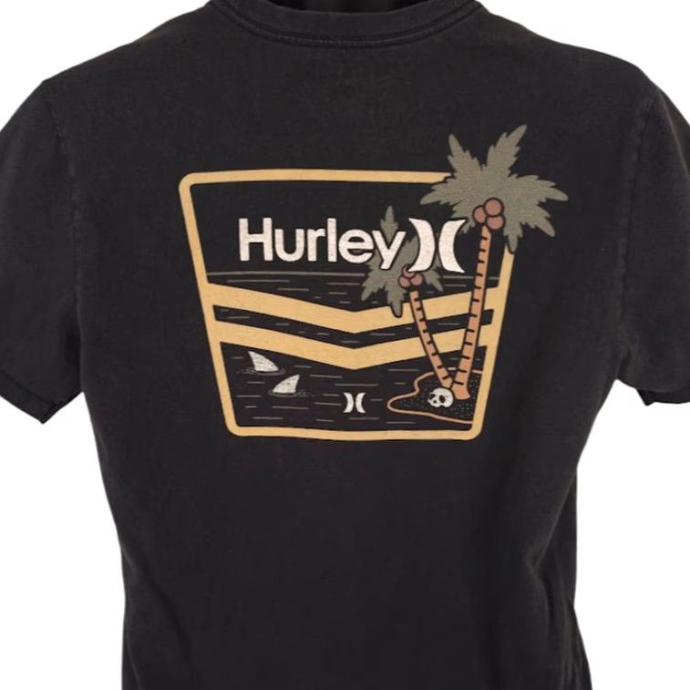 Hurley Hurley T Shirt Mens Size Small Black Surf And Skate Tiki Palm Trees Skull Shirt Mens Graphic Tee Skateboarding 2010s Black Hurley Size S Size US S / EU 44-46 / 1 - 2 Thumbnail