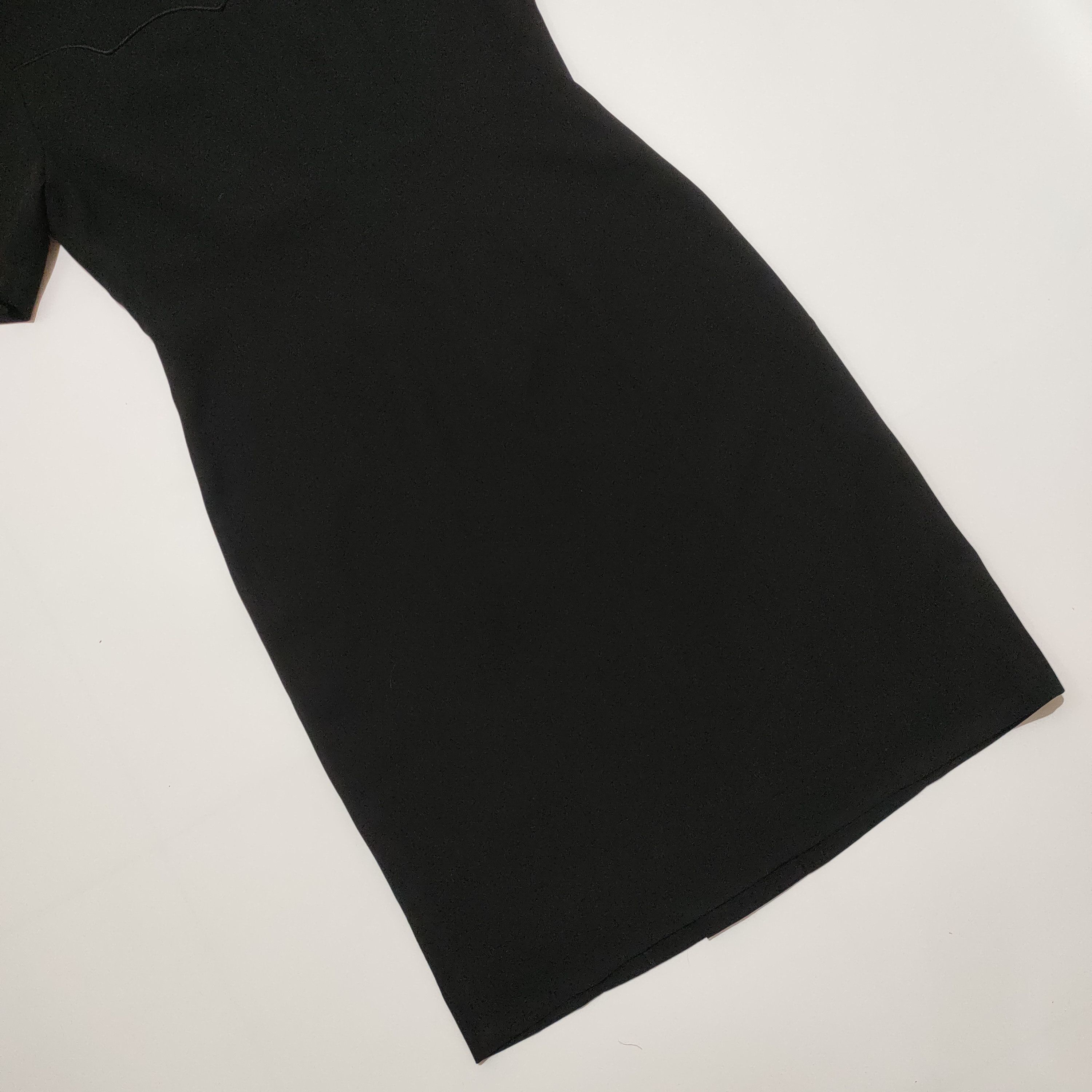 Givenchy Givenchy Black Midi Dress Size L / US 10 / IT 46 - 5 Thumbnail