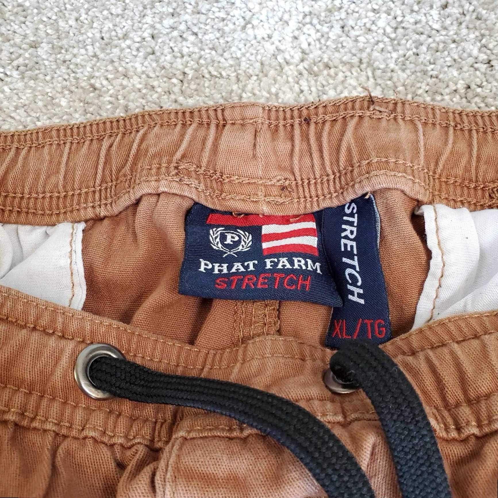 Phat Farm VINTAGE Phat Farm Jeans Pants Stretch 90s Hip Hop Retro Zipper Brown Cotton Blend XL/TG Big & Tall Men Inseam 28 Size US 36 / EU 52 - 2 Thumbnail