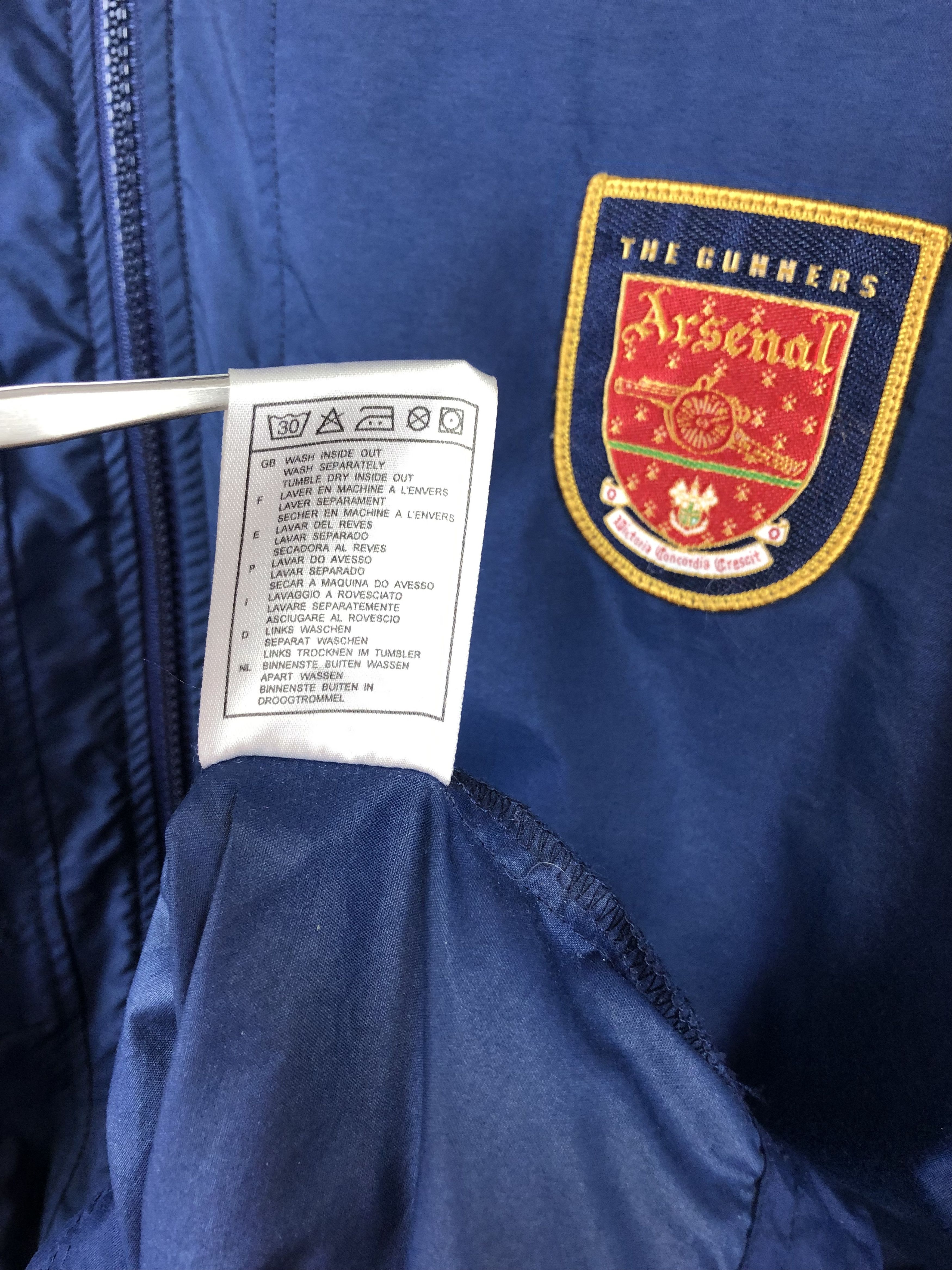 Nike Vintage Arsenal Football Jacket Gunners Rare Windbreaker Size US M / EU 48-50 / 2 - 15 Thumbnail
