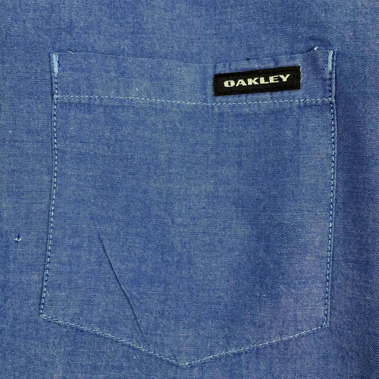 Oakley Oakley Blue Long Sleeve Shirt Casual Button Up Size M Size US M / EU 48-50 / 2 - 3 Thumbnail