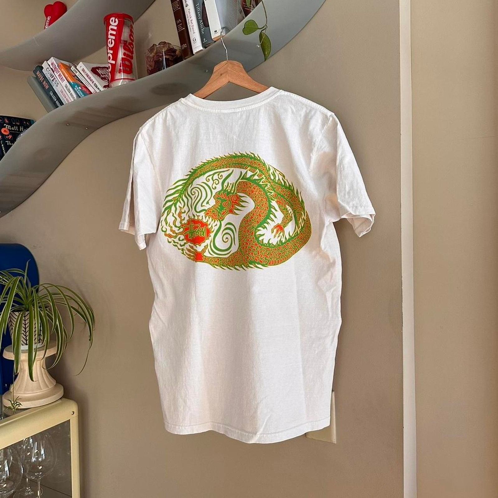 Stussy × Vintage Vintage Y2K Stussy Dragon Shirt Size US S / EU 44-46 / 1 - 2 Thumbnail